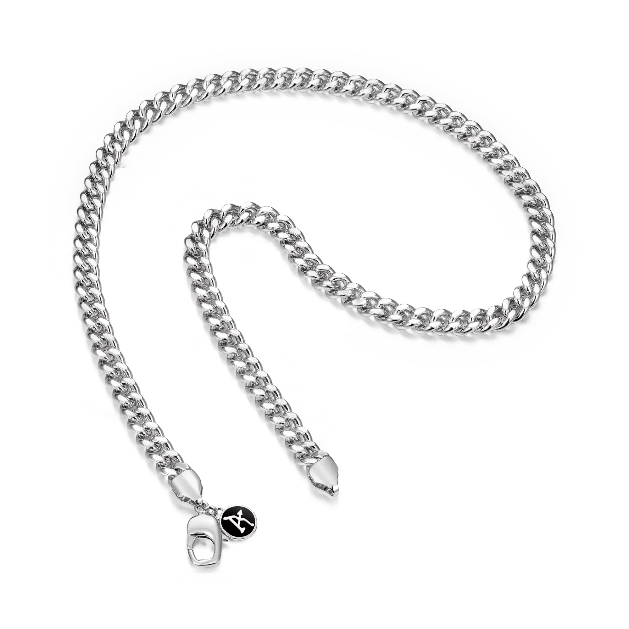 3.5mm&8mm Miami Micro Cuban Curb Chain - White Gold - Image 8