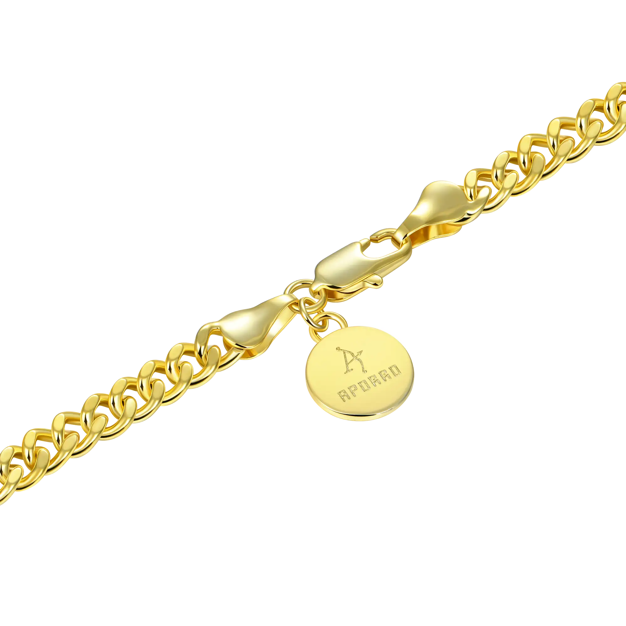 5mm Miami Micro Cuban Curb Chain - Yellow Gold - Image 6