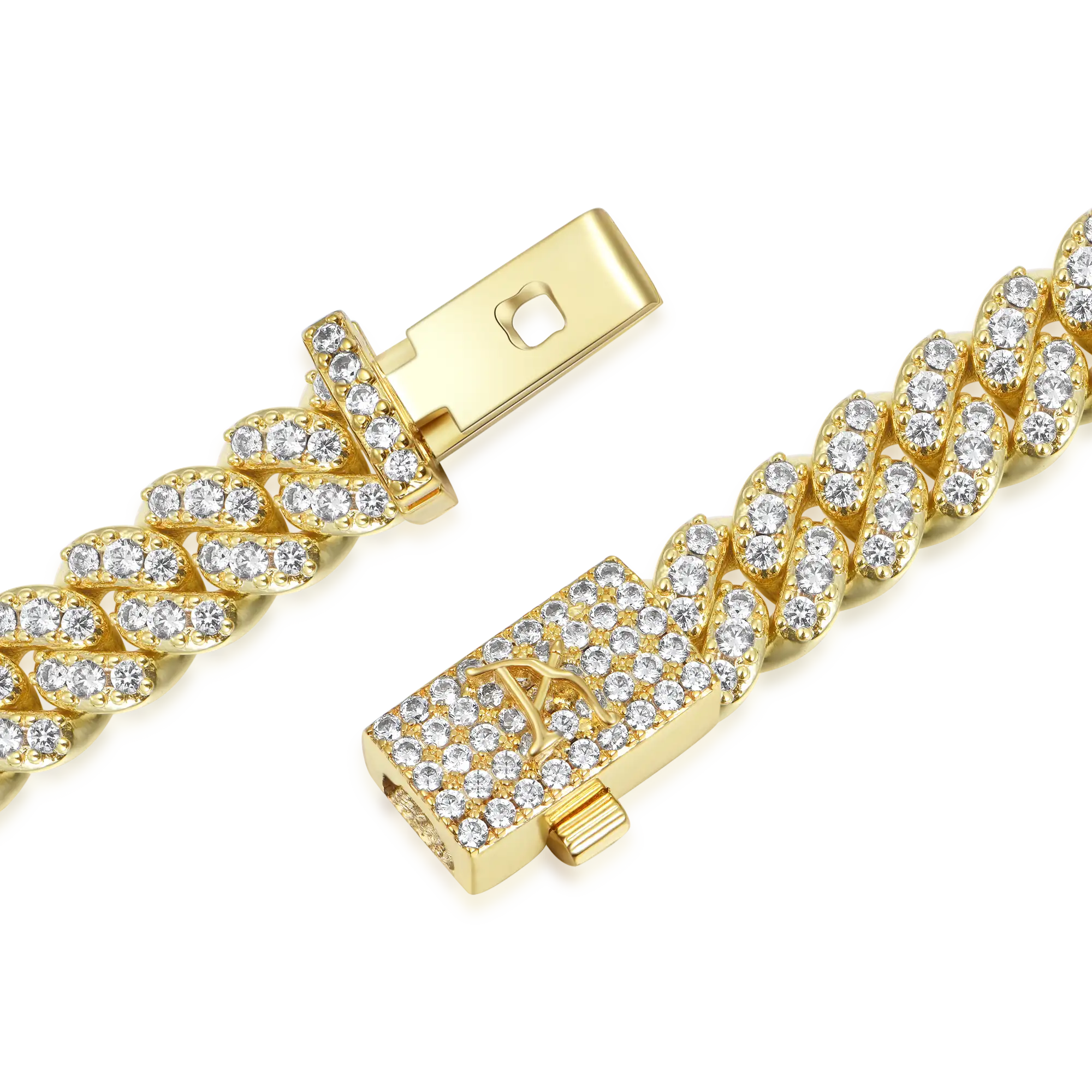 Round Cut Cuban Link Bracelet - 6mm - Image 4