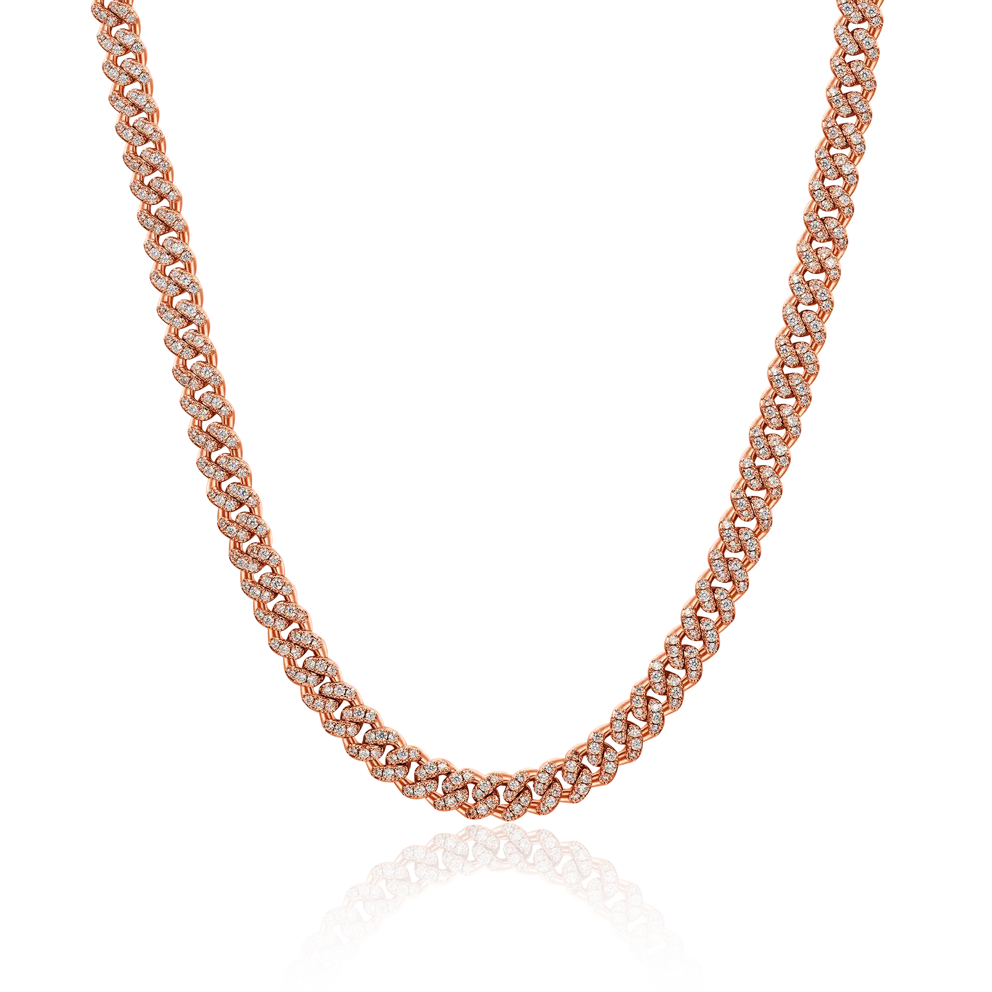 Round Cut Cuban Link Chain - 6mm - Image 11