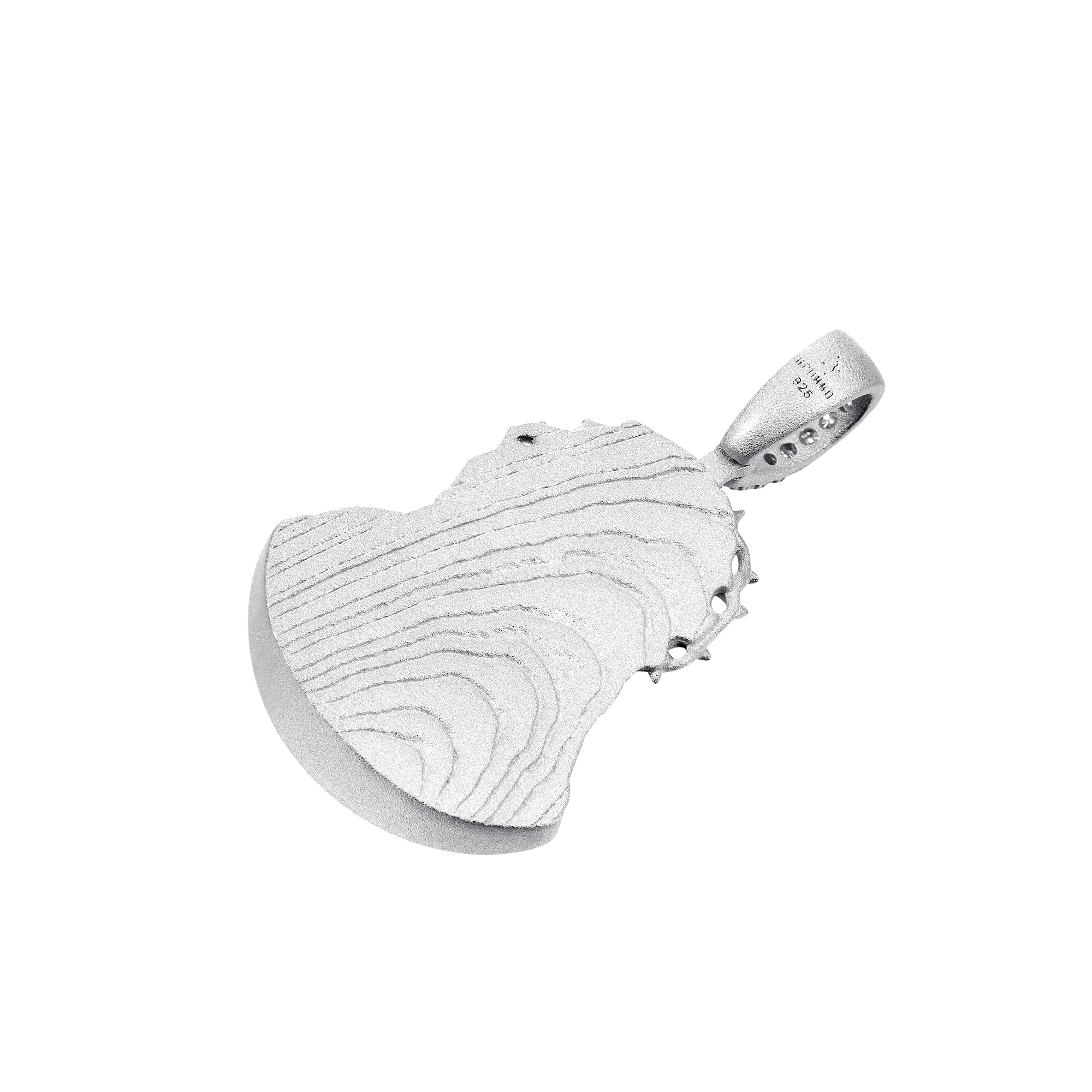 Moissanite Crucifix Pendant-Medium - Image 14