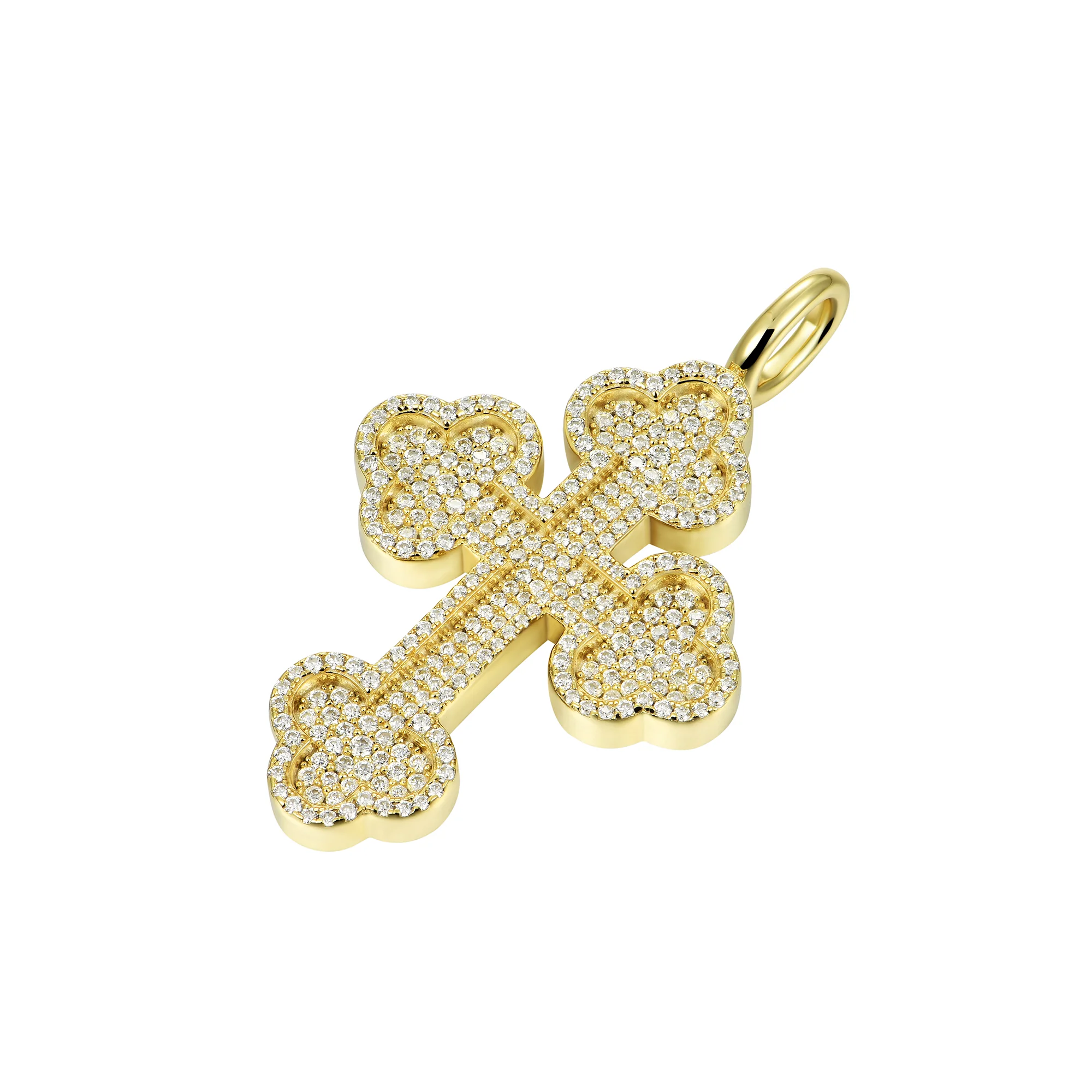 Double-Layered Bottoni Cross Pendant - Image 12