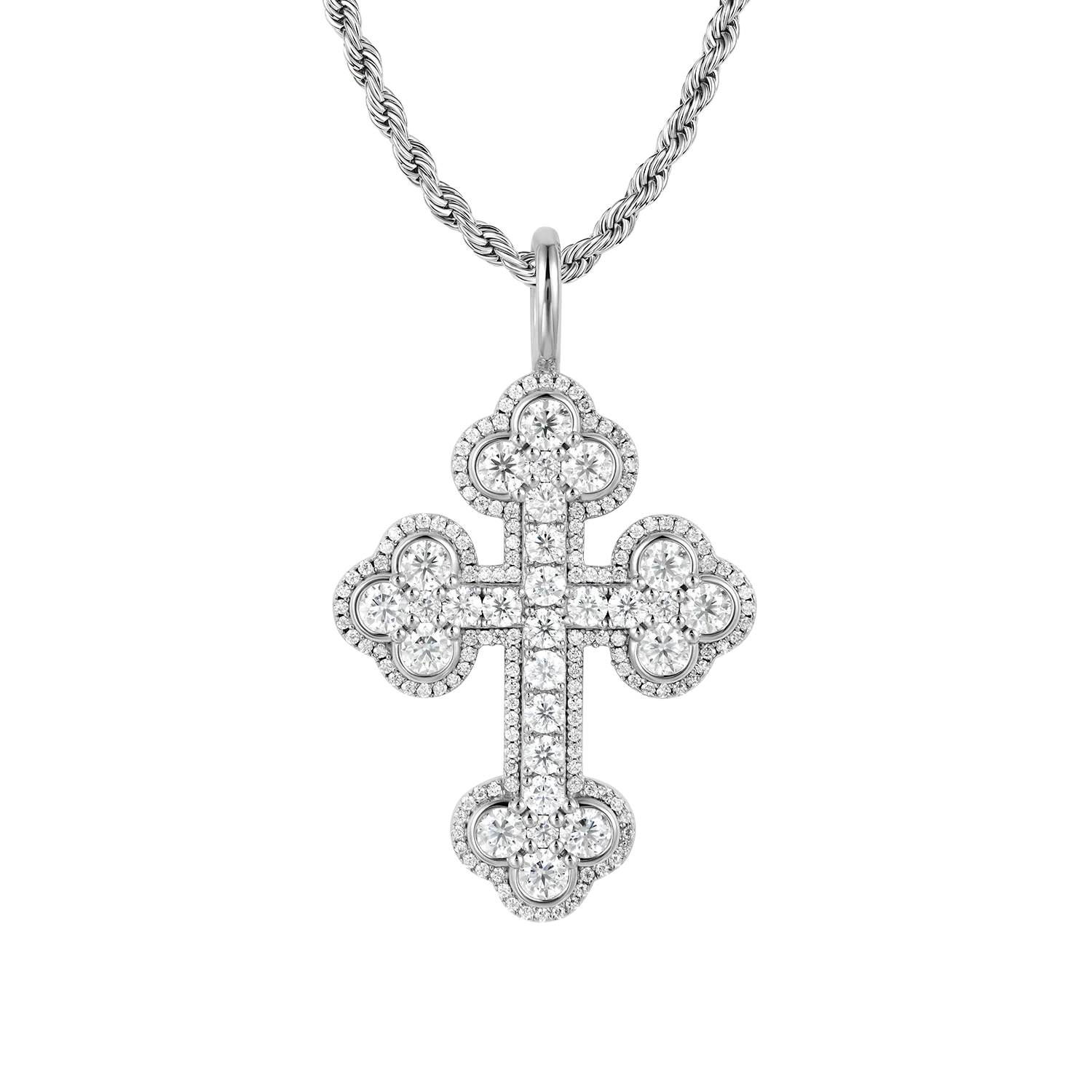 Double-Layered Bottoni Cross Pendant - Image 14