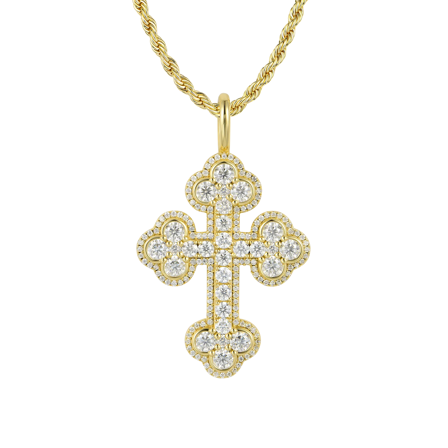Double-Layered Bottoni Cross Pendant - Image 20