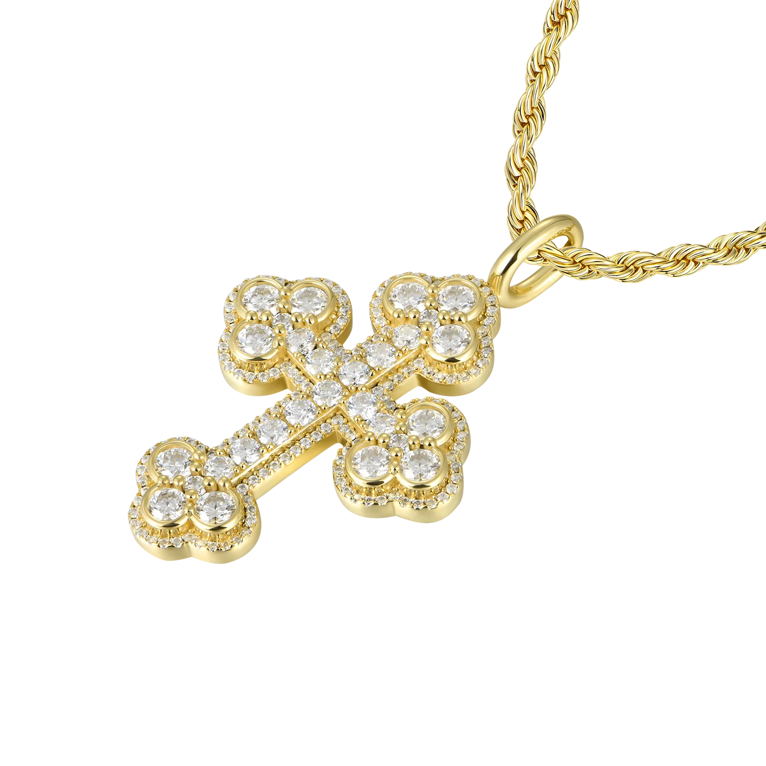 Double-Layered Bottoni Cross Pendant - Image 24