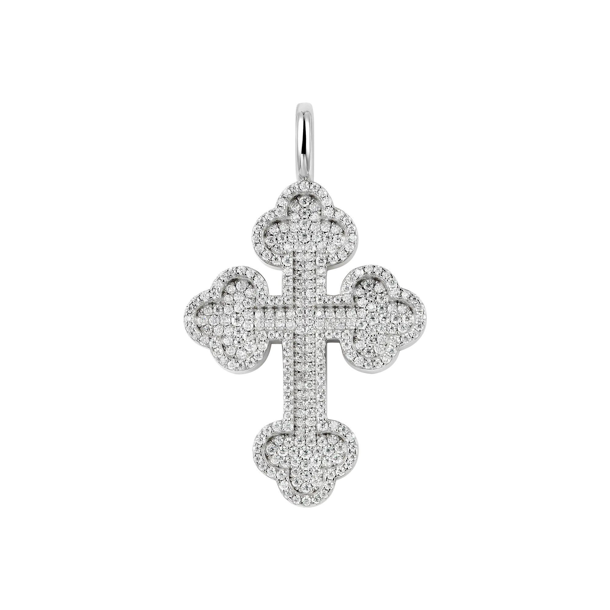 Double-Layered Bottoni Cross Pendant - Image 4
