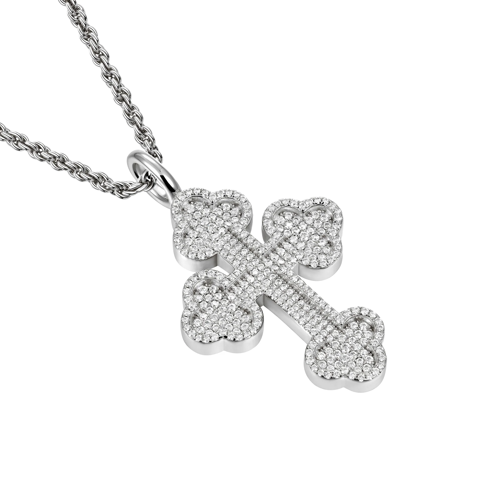 Double-Layered Bottoni Cross Pendant - Image 5