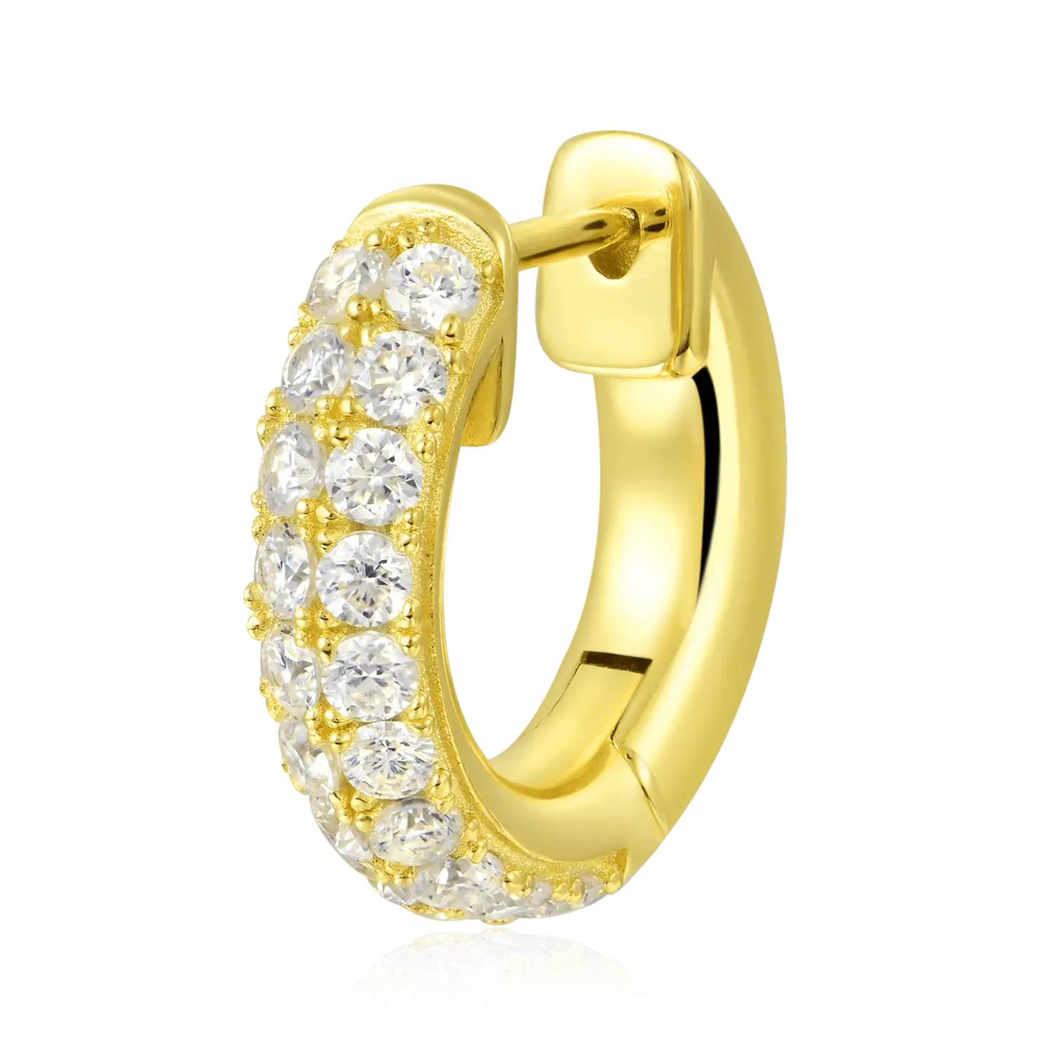 S925 Double Row Hoop Earring - Image 14
