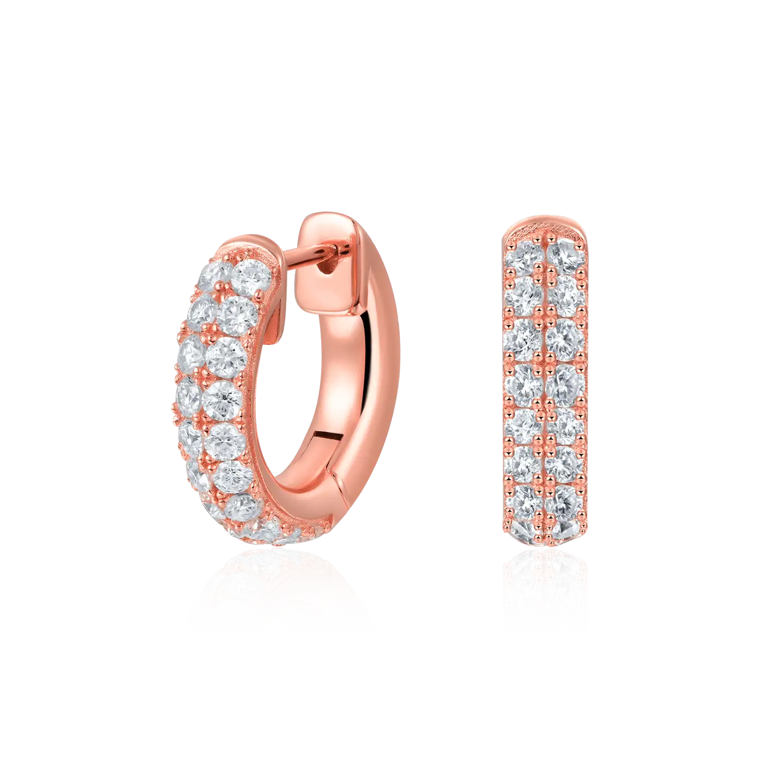 S925 Double Row Hoop Earring - Image 18