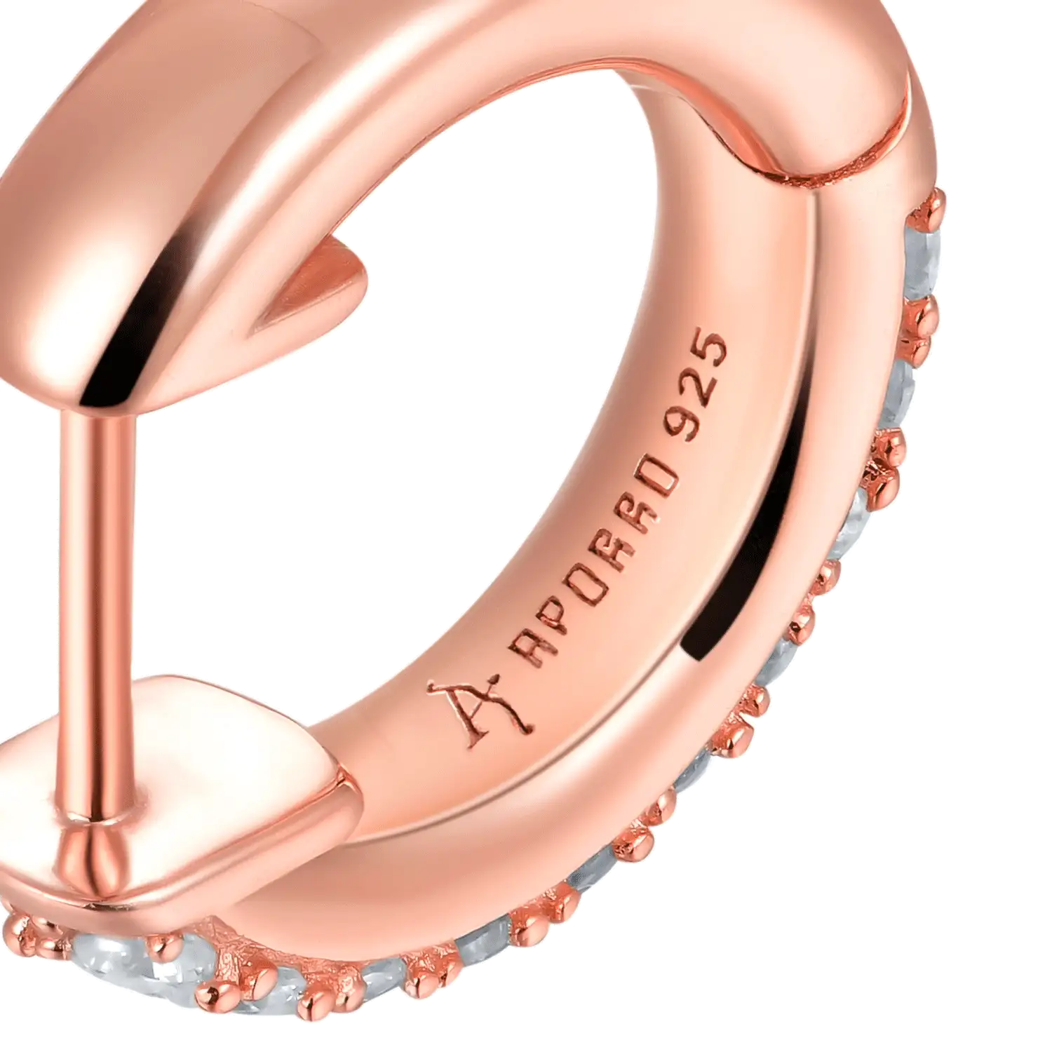 S925 Double Row Hoop Earring - Image 23
