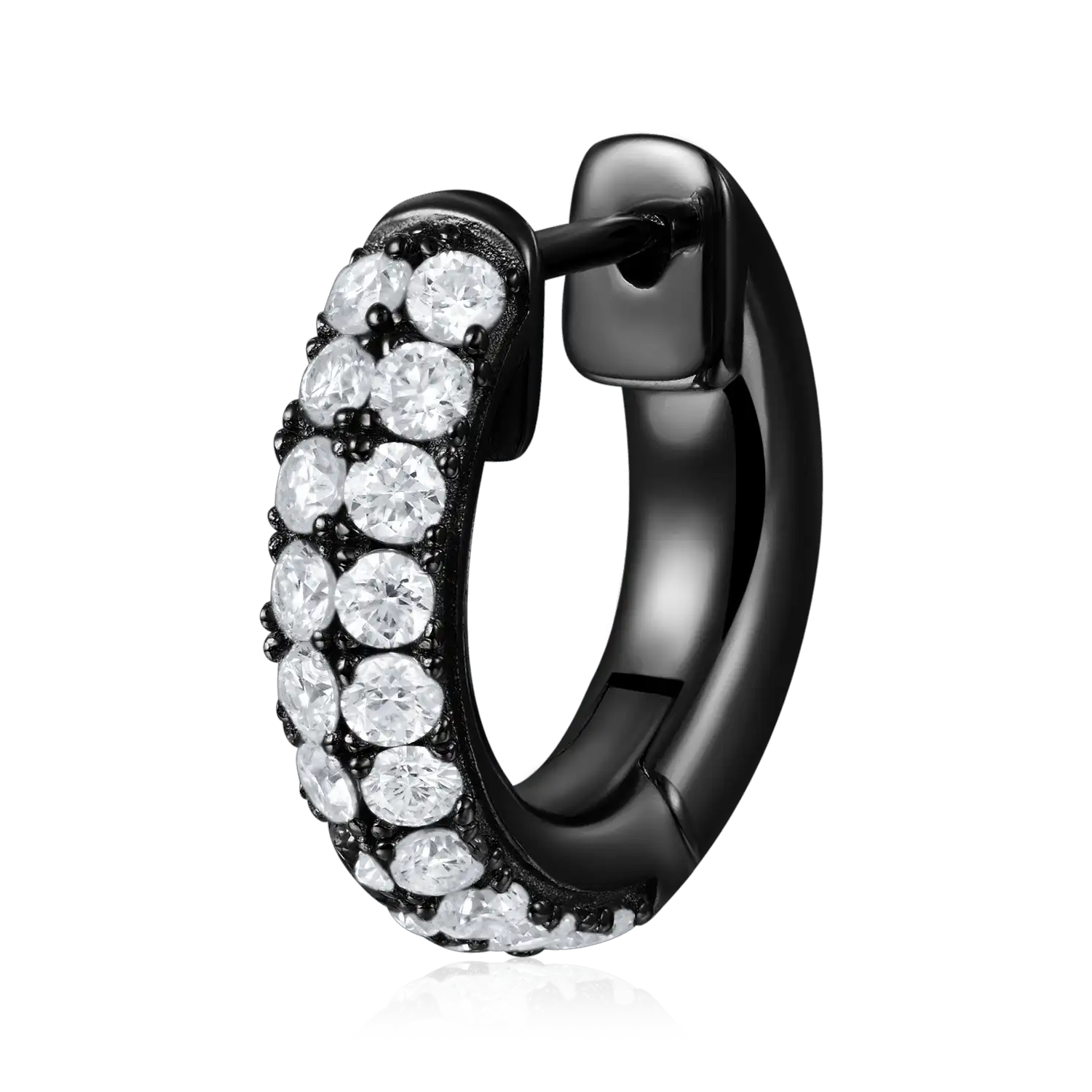 S925 Double Row Hoop Earring - Image 28
