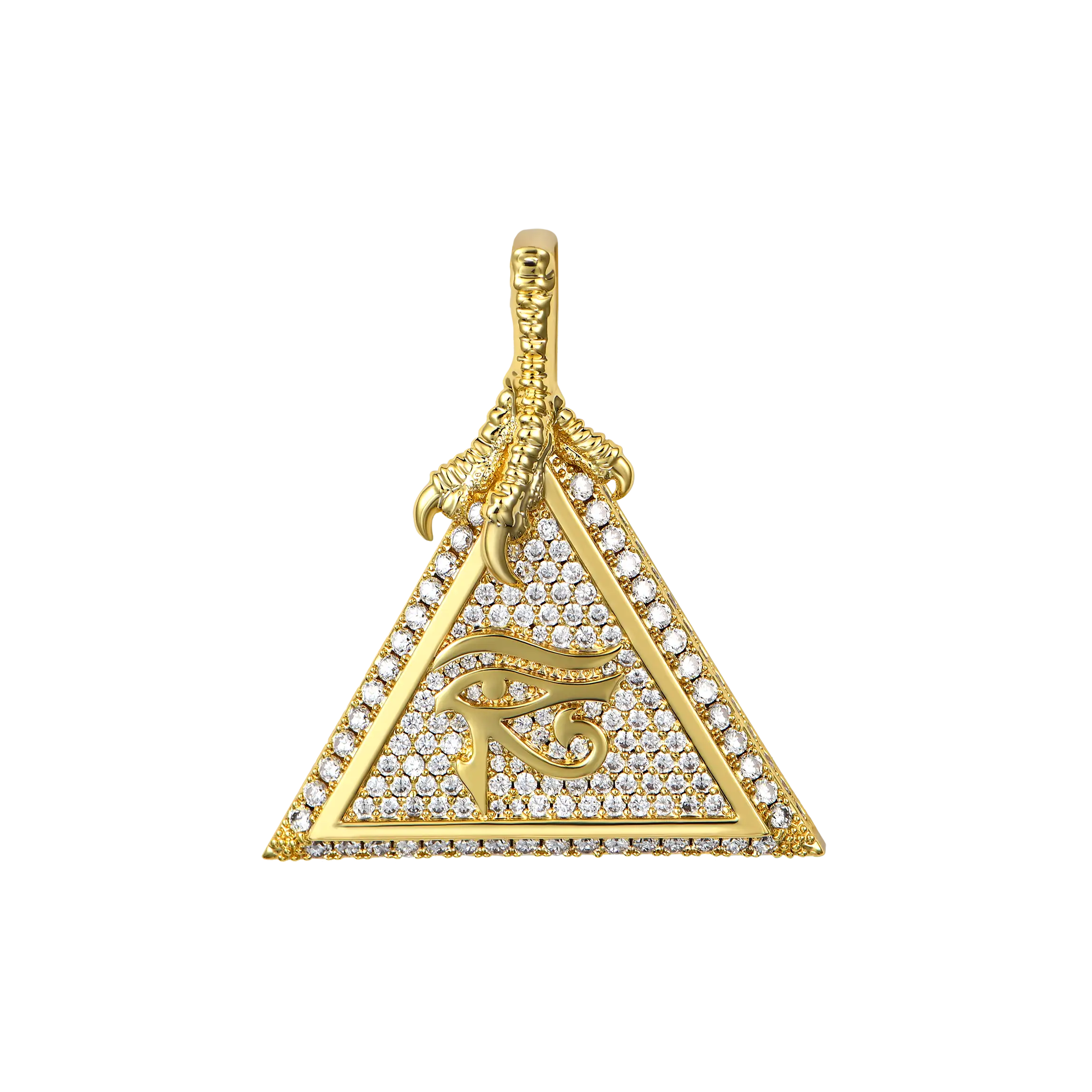 Moissanite Eye of Horus Micro Pendant - Image 11