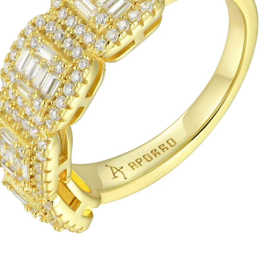 Moissanite Halo Ring - 9.5mm - Image 8