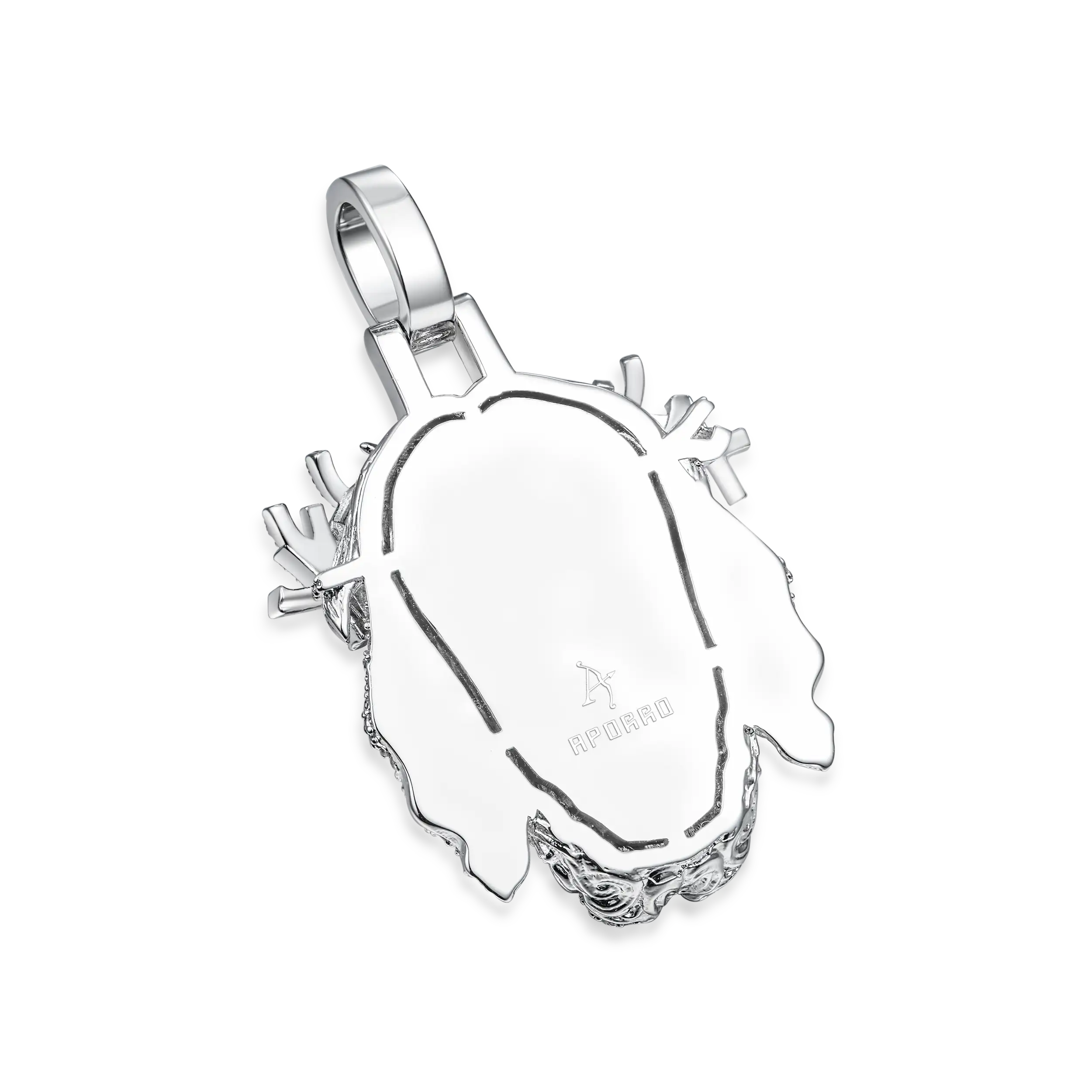 Moissanite Jesus Piece Iced Pendant - Image 5