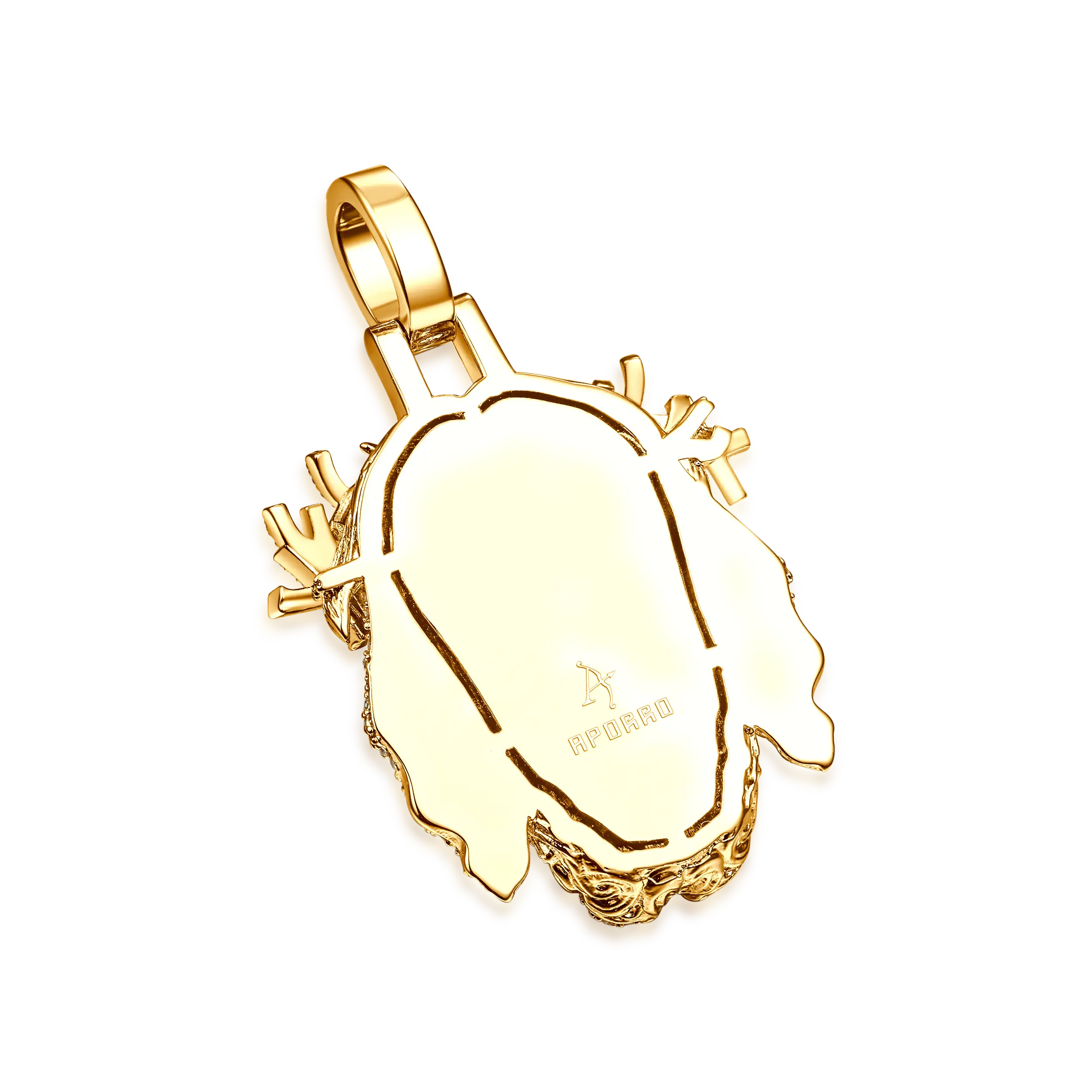 Moissanite Jesus Piece Iced Pendant - Image 8