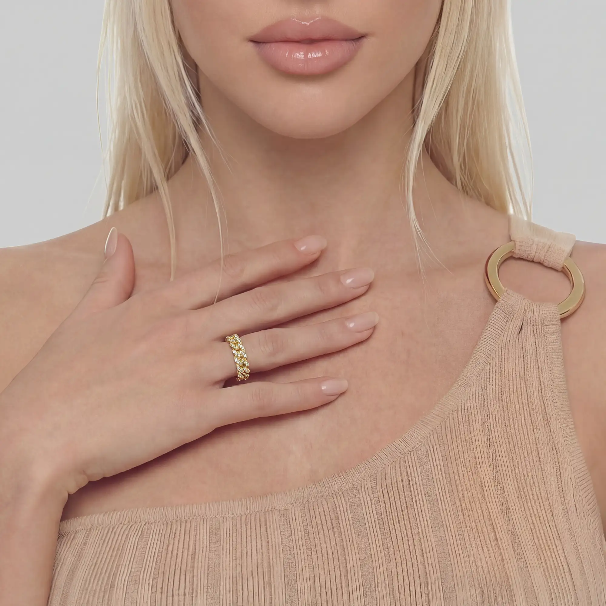 Cuban Link Ring - 5mm - Image 7
