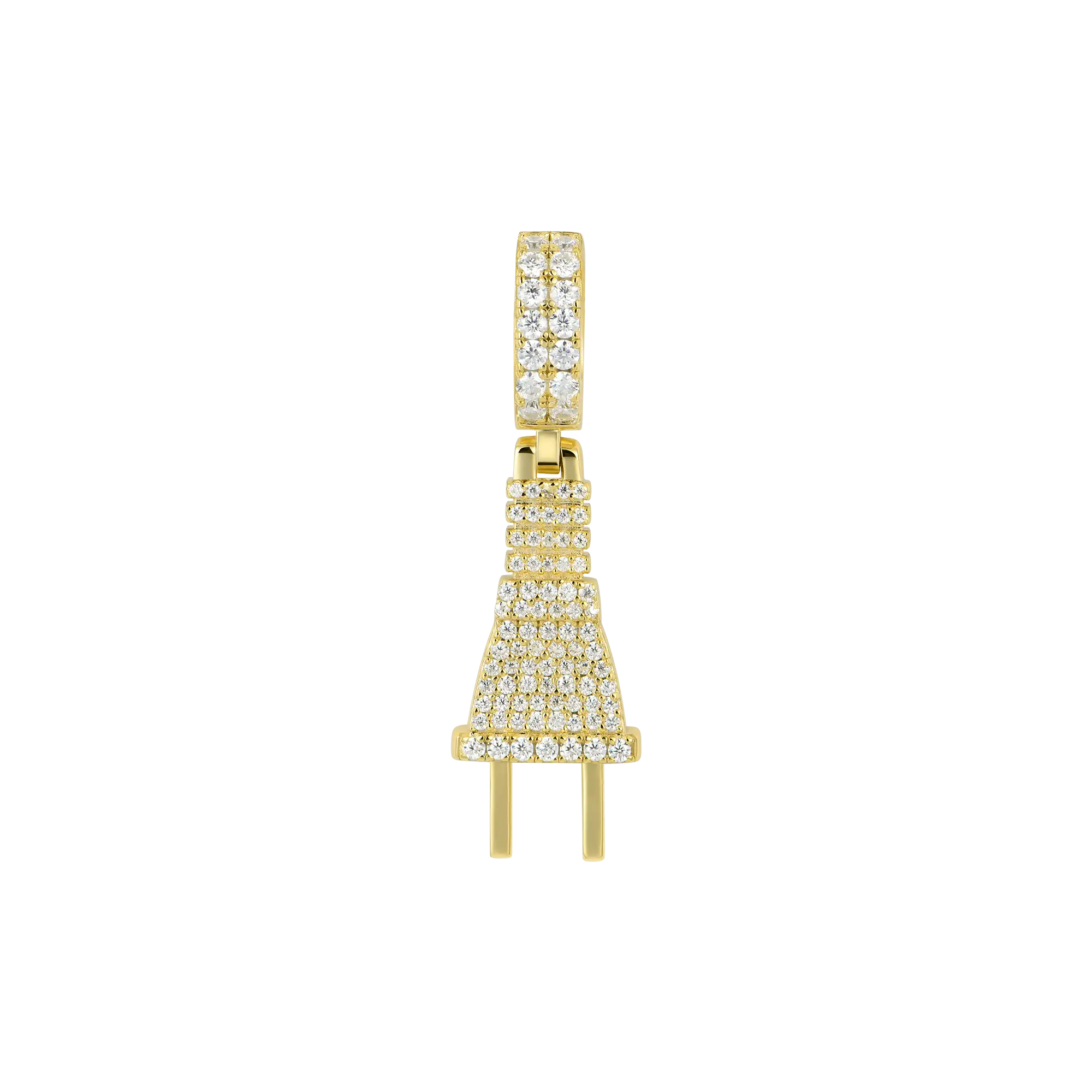 Moissanite Plug Pendant - Image 11