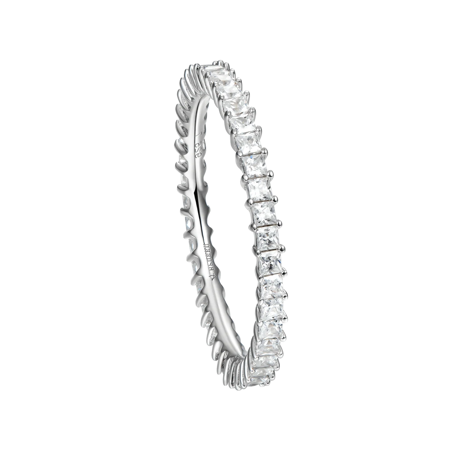 Moissanite Princess Eternity Ring - Image 4