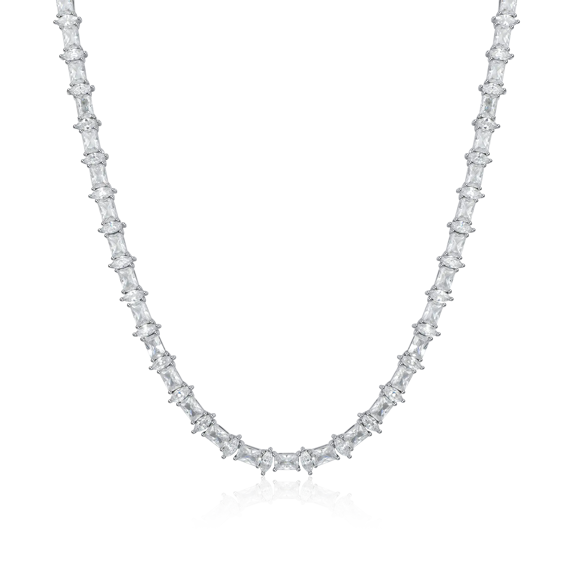 Moissanite Refined Luster Tennis Chain - 6mm