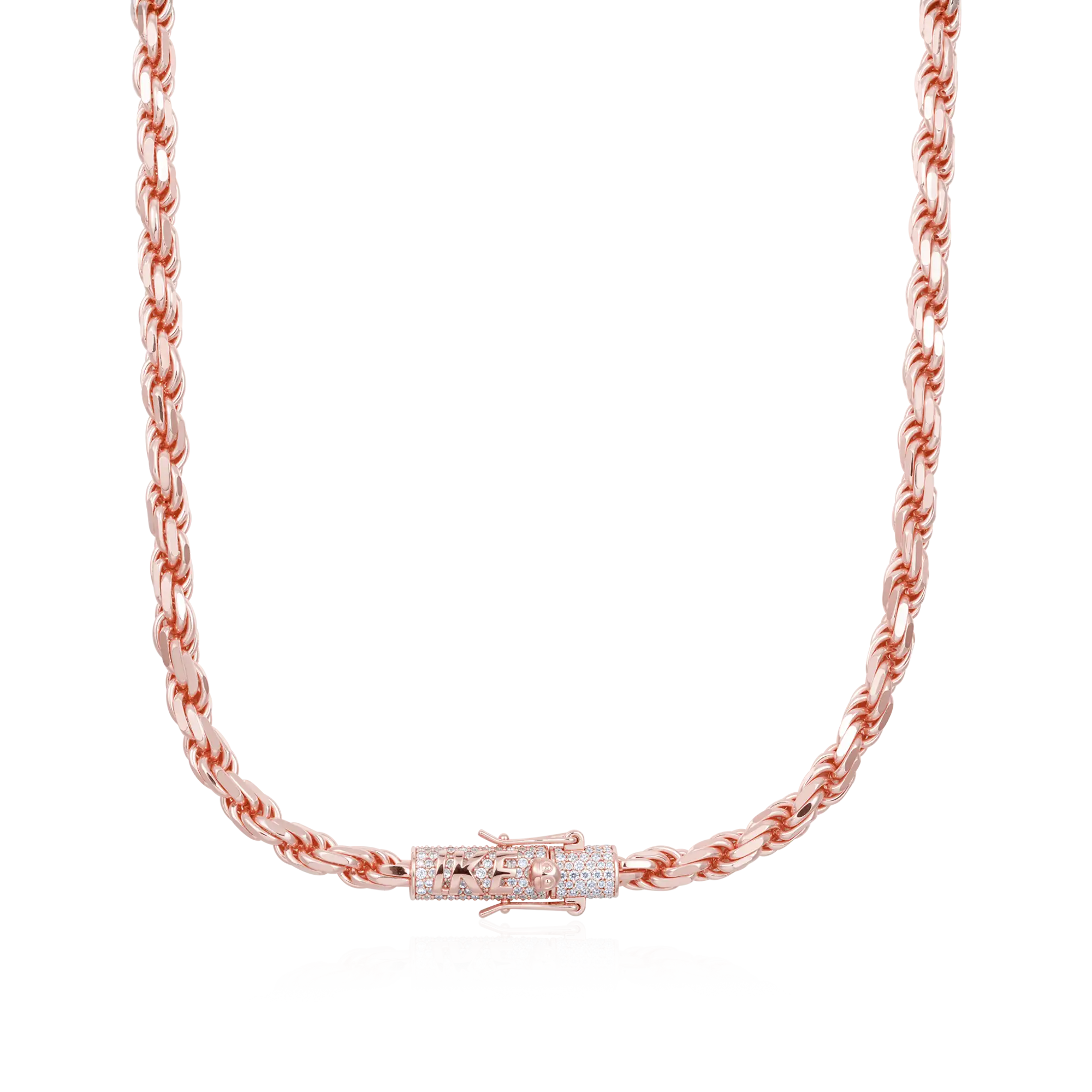 S925 Rope Chain With Moissanite Clasp - 6mm - Image 13