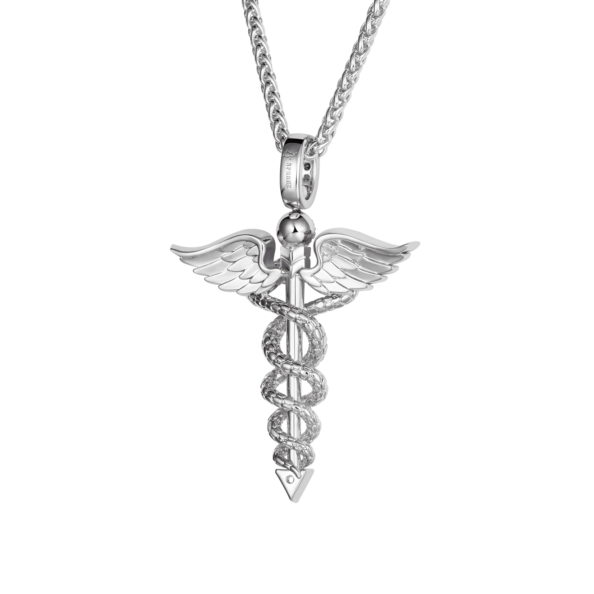 Moissanite Staff of Hermes Pendant - Image 15