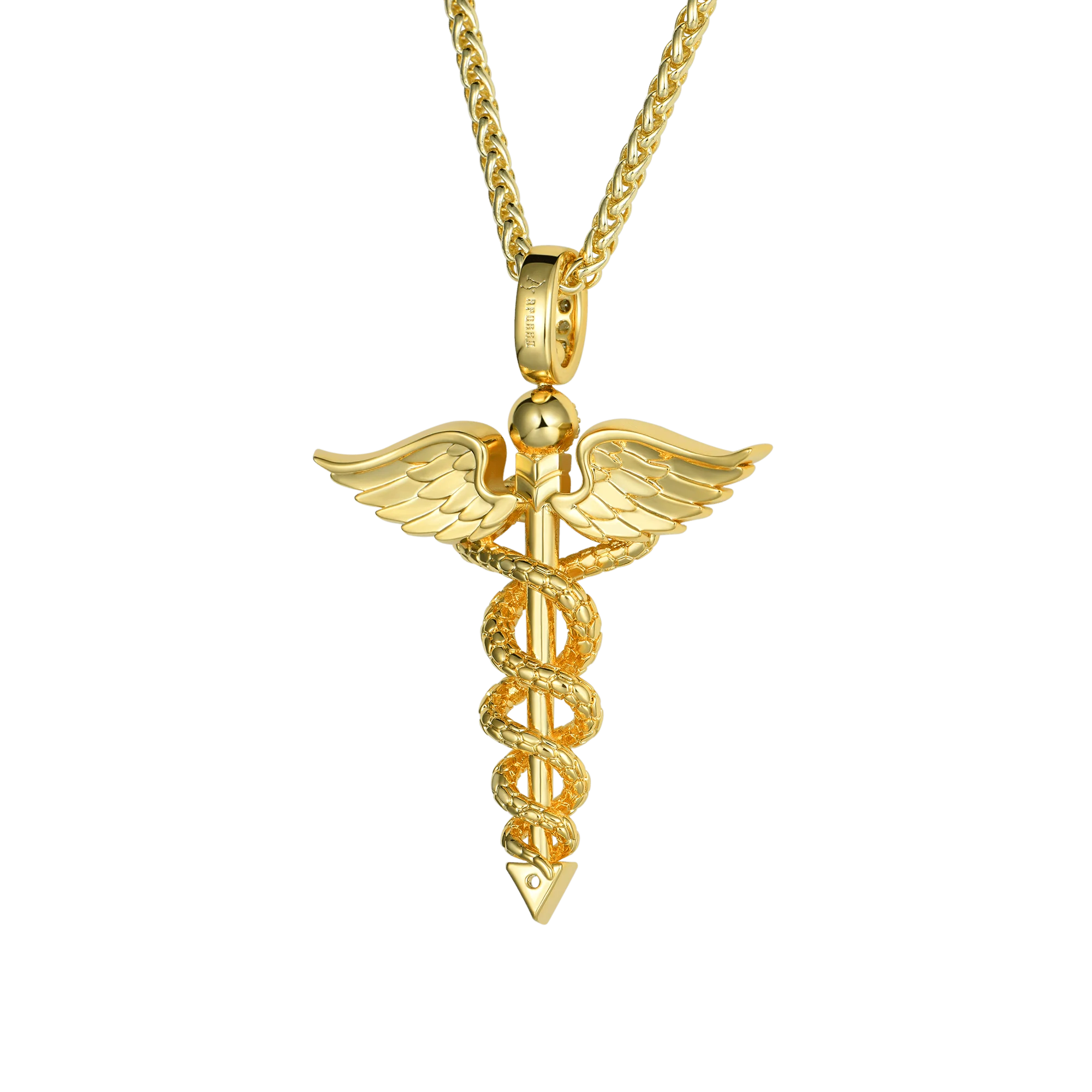Moissanite Staff of Hermes Pendant - Image 8
