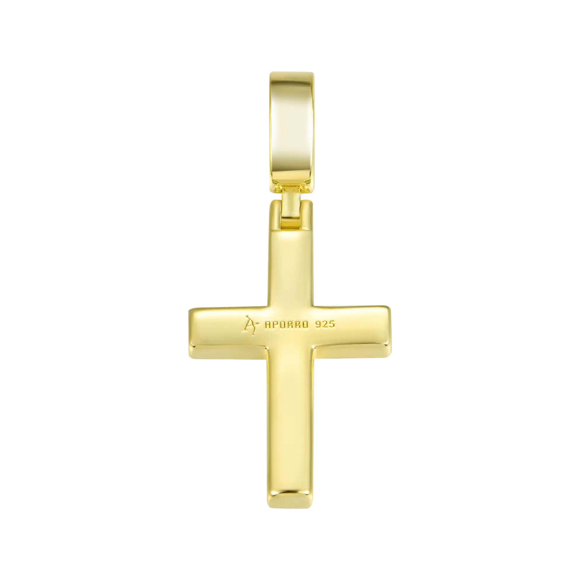 Solid Tennis Cross Pendant - Small - Image 15