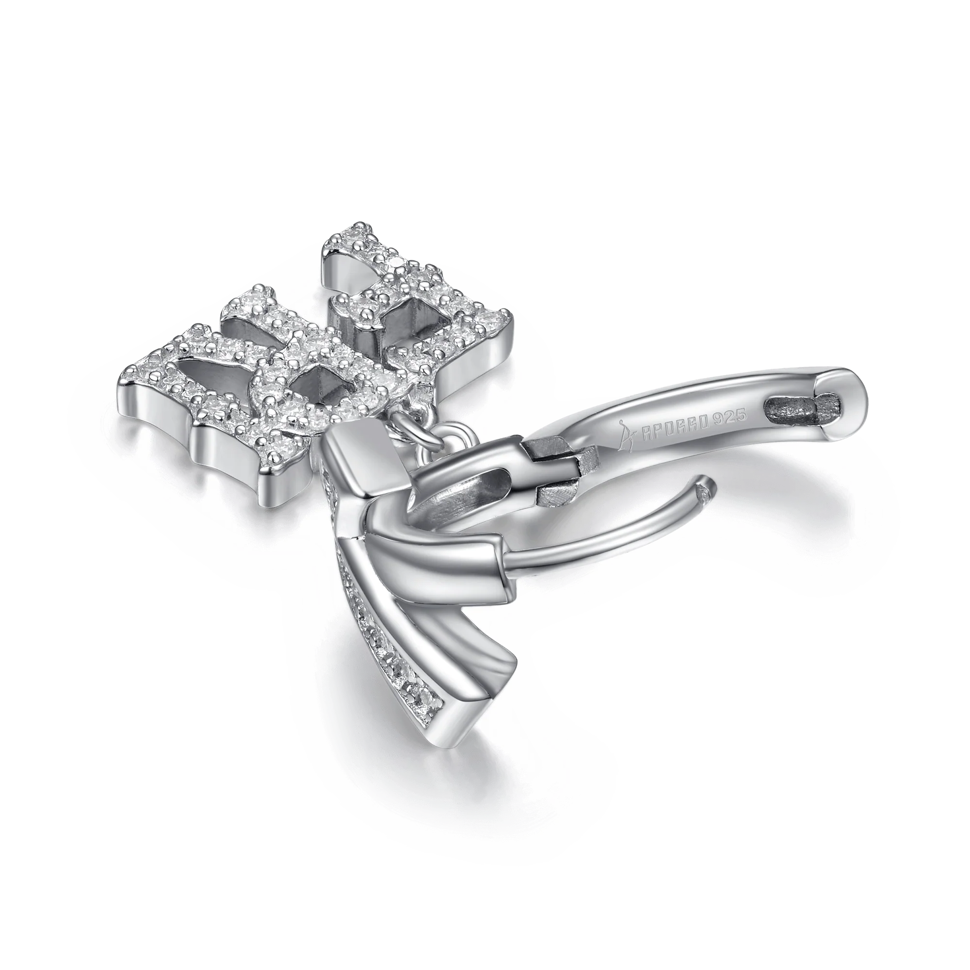 Moissanite MON/FRI Dangly Earring - Image 12