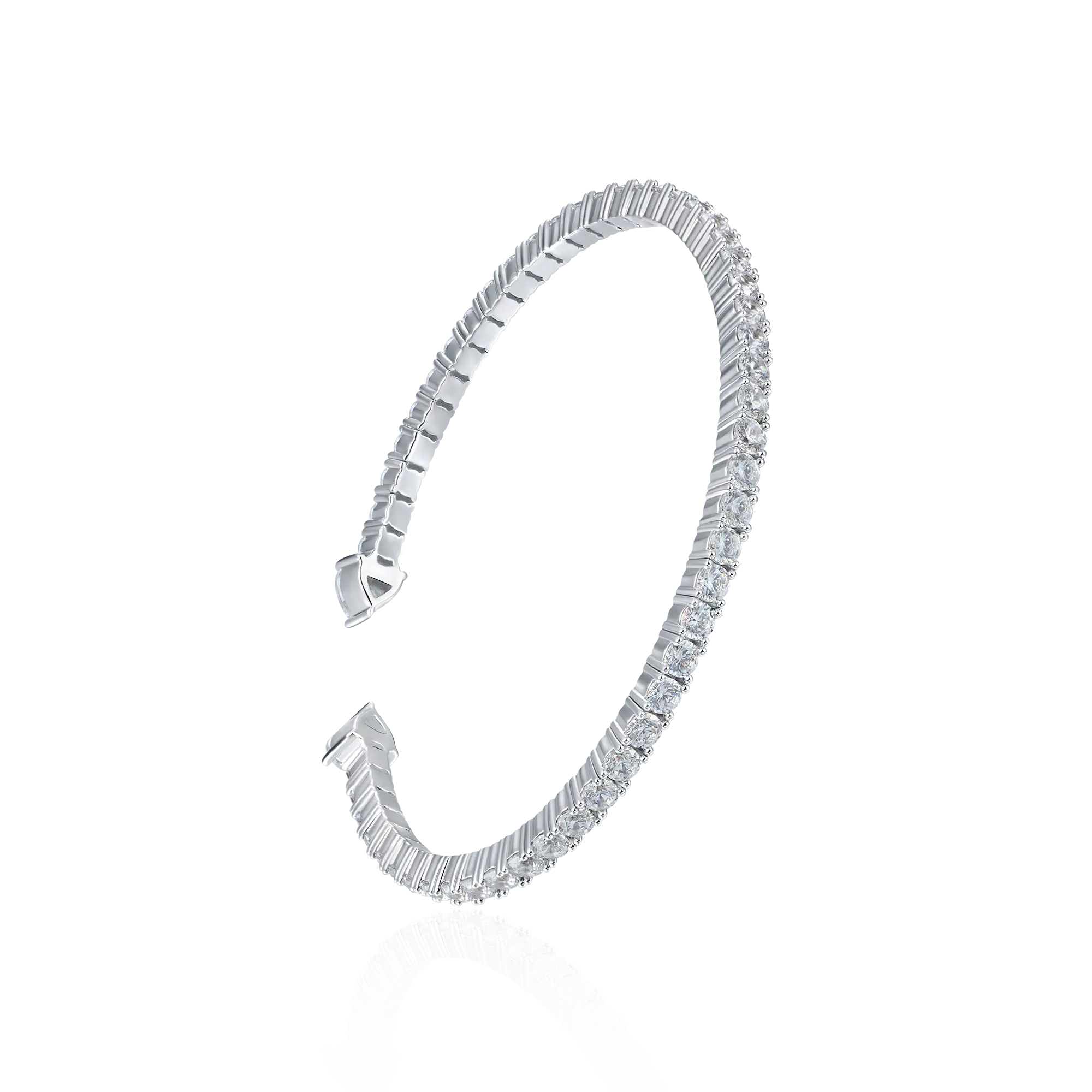 Multiple Spring Tennis Bangle Bracelet - Image 10