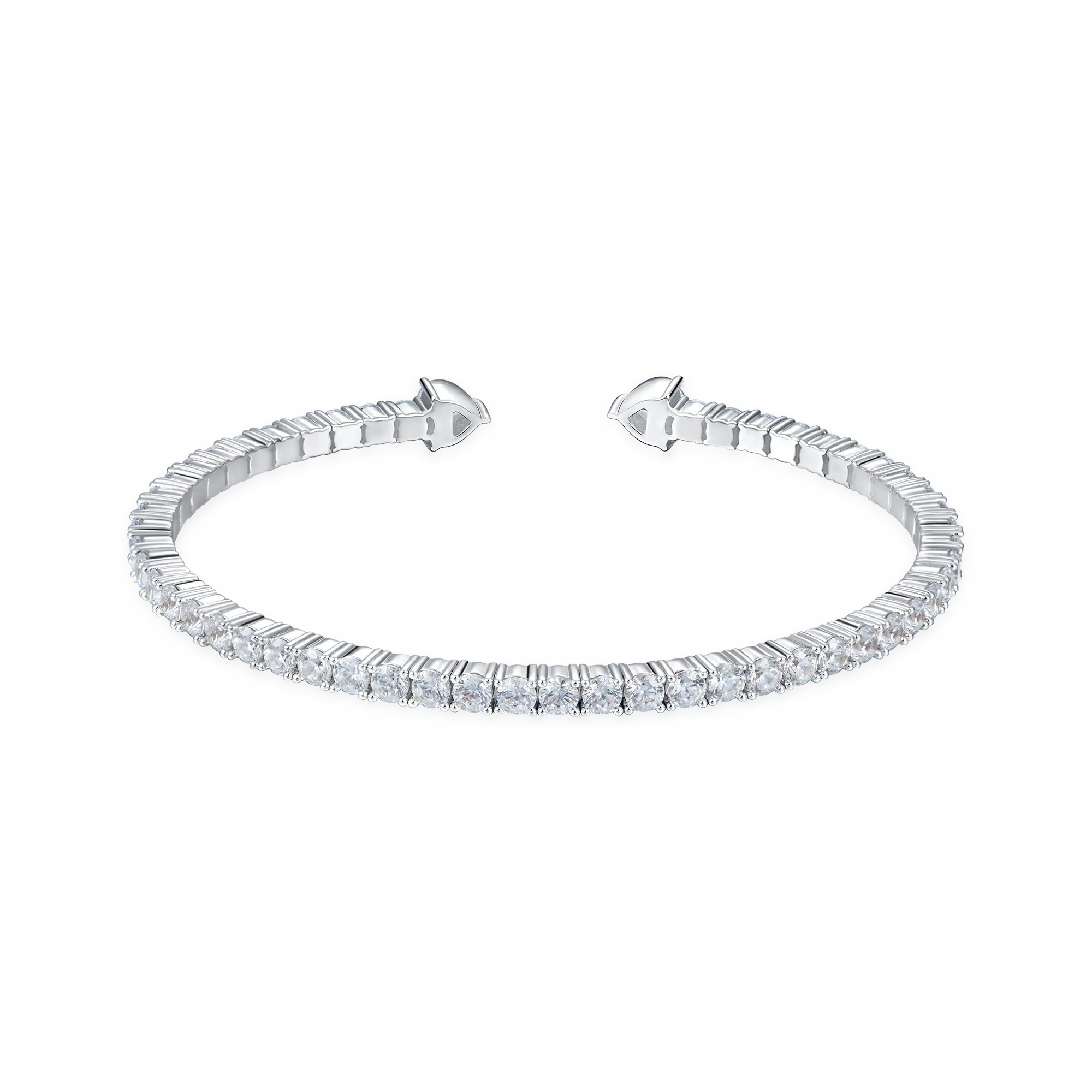 Multiple Spring Tennis Bangle Bracelet - Image 11