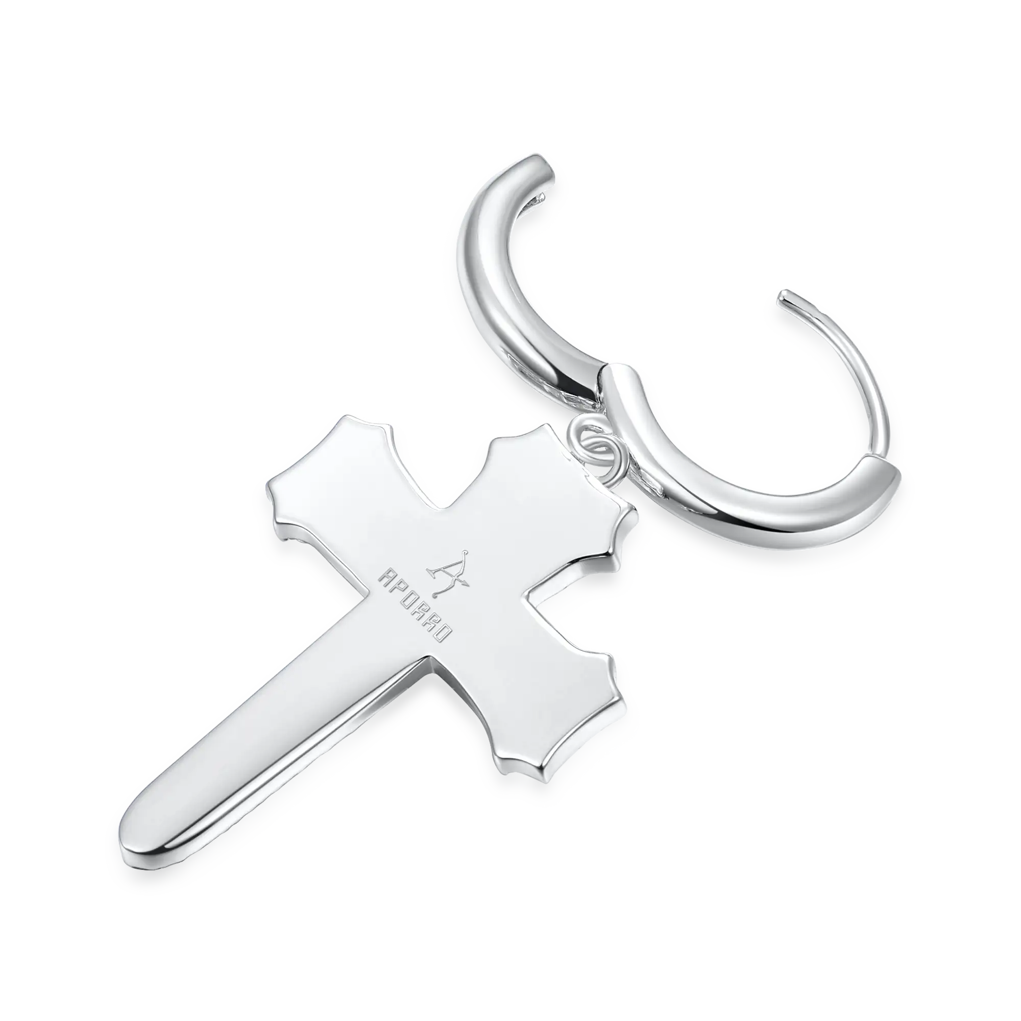 S925 Nail Cross Dangly Earring - Image 9