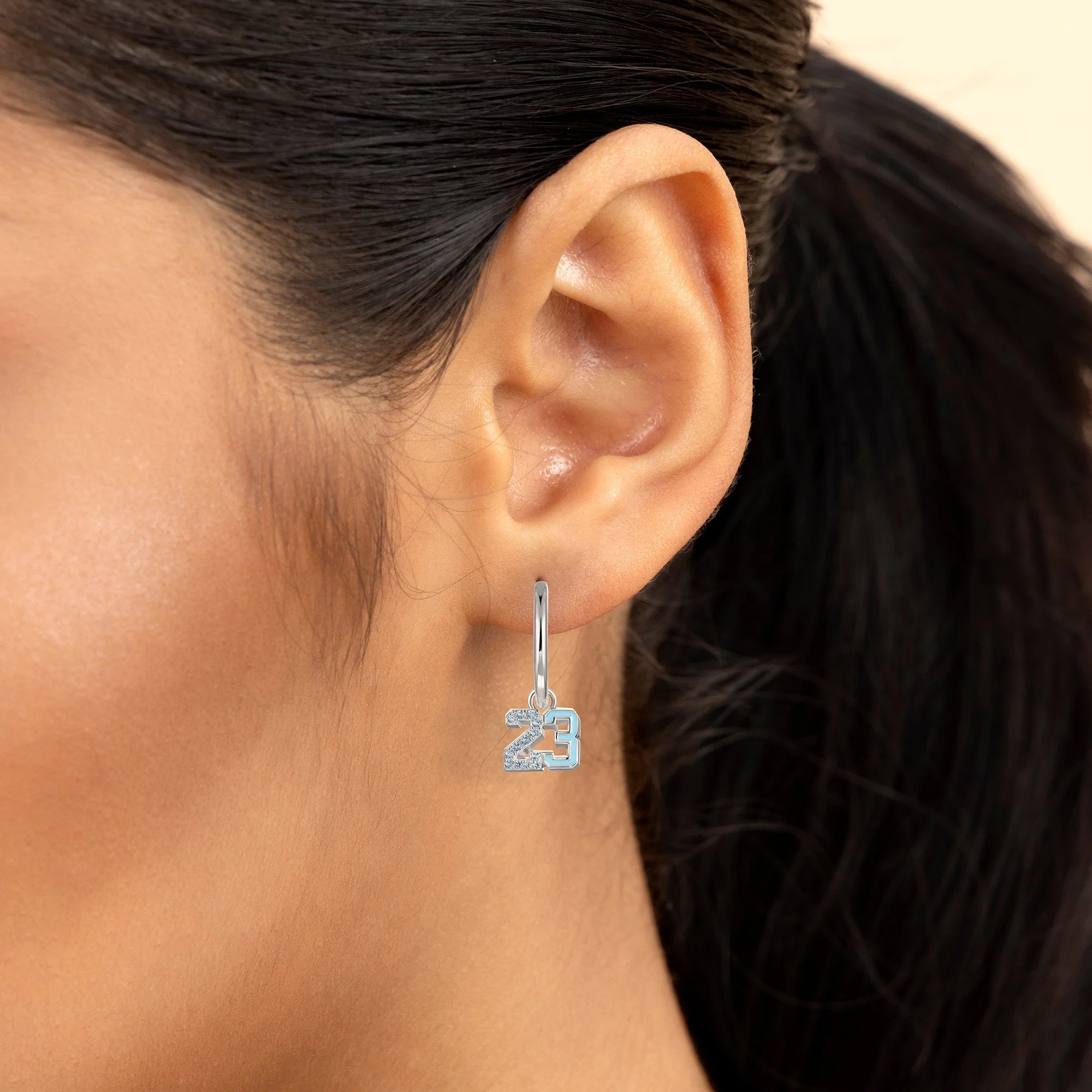 Single Number 23 Dangly Earring - Image 4