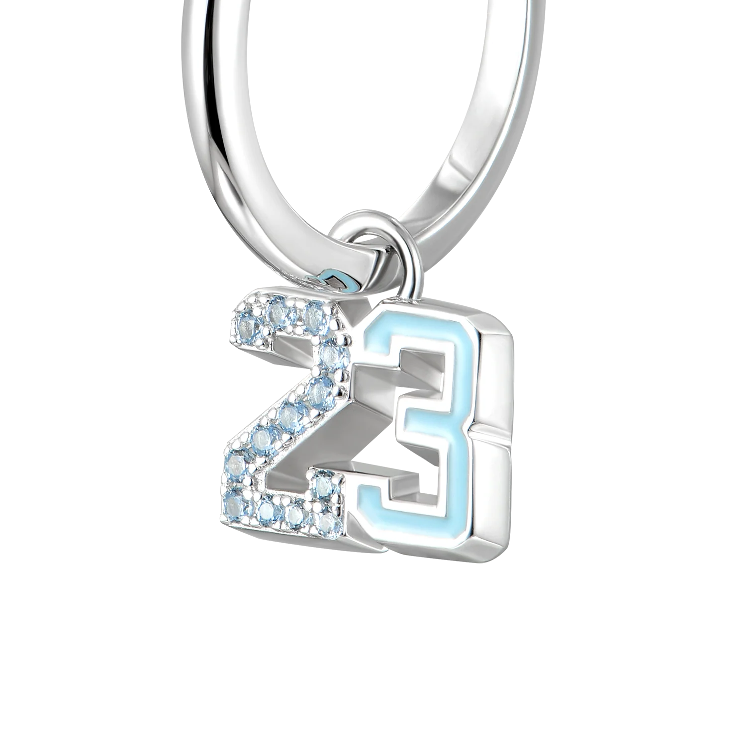 S925 Number 23 Dangly Earring [Limited Edition] - Image 4
