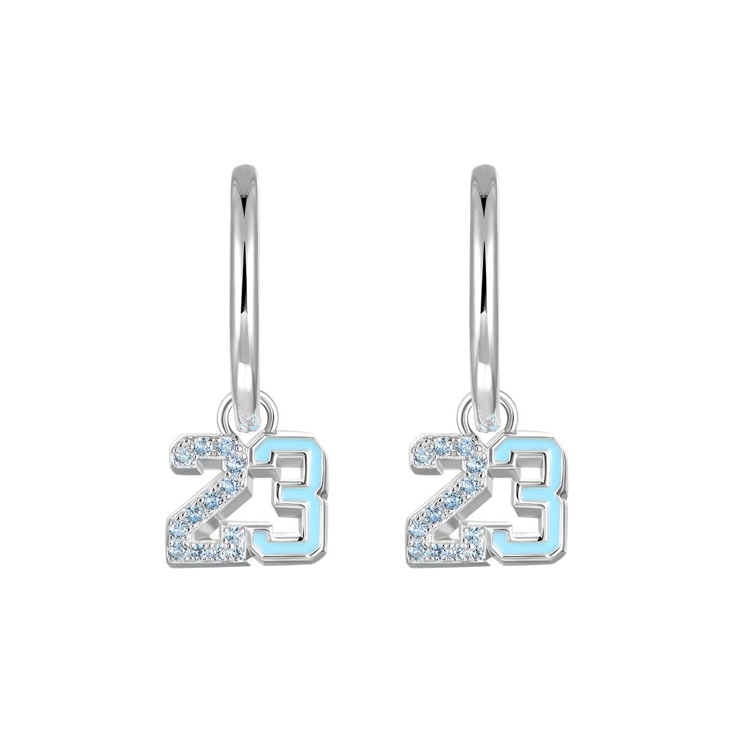 Number 23 Dangly Earring-Single - Image 8