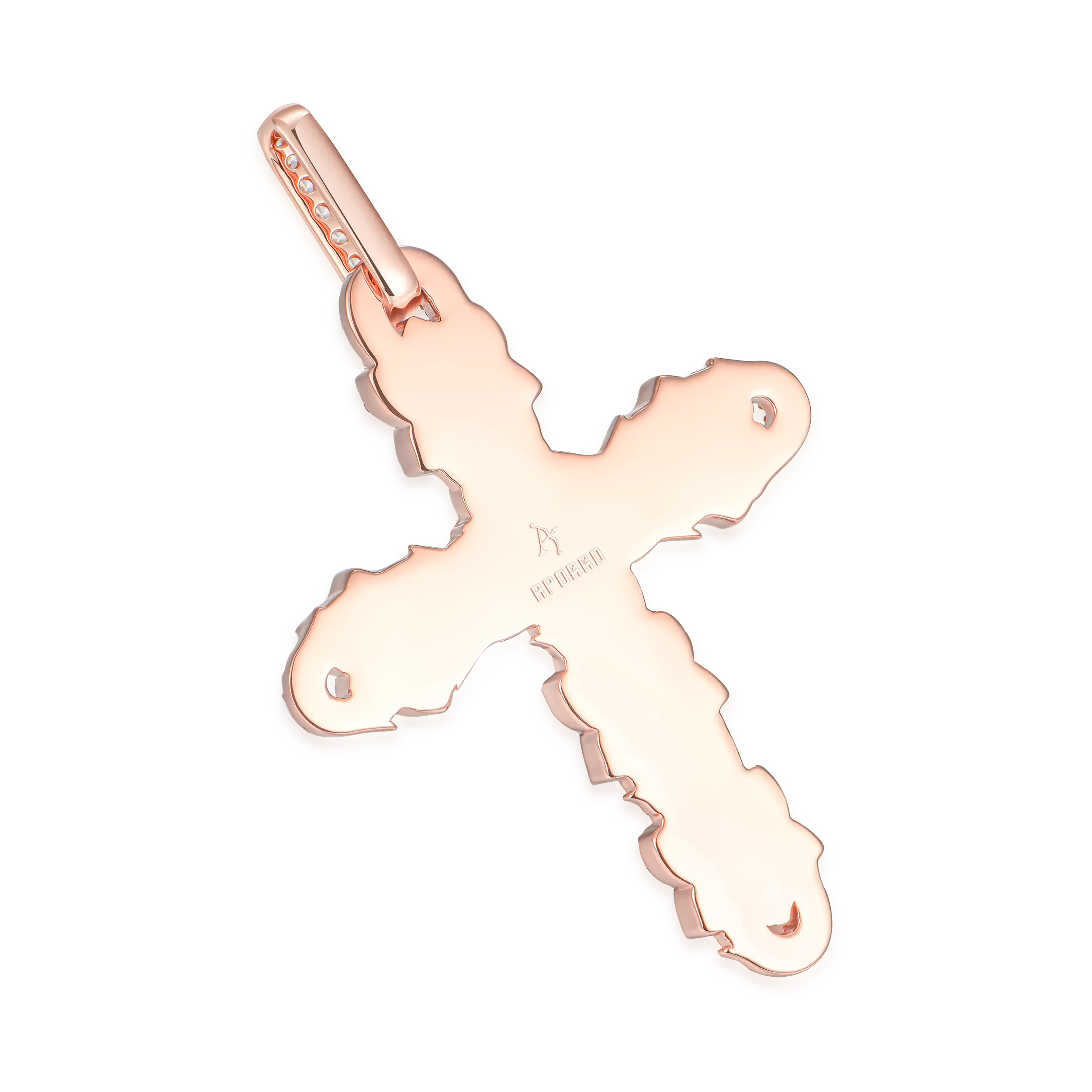 Pearl Rose Cross Pendant - Image 6