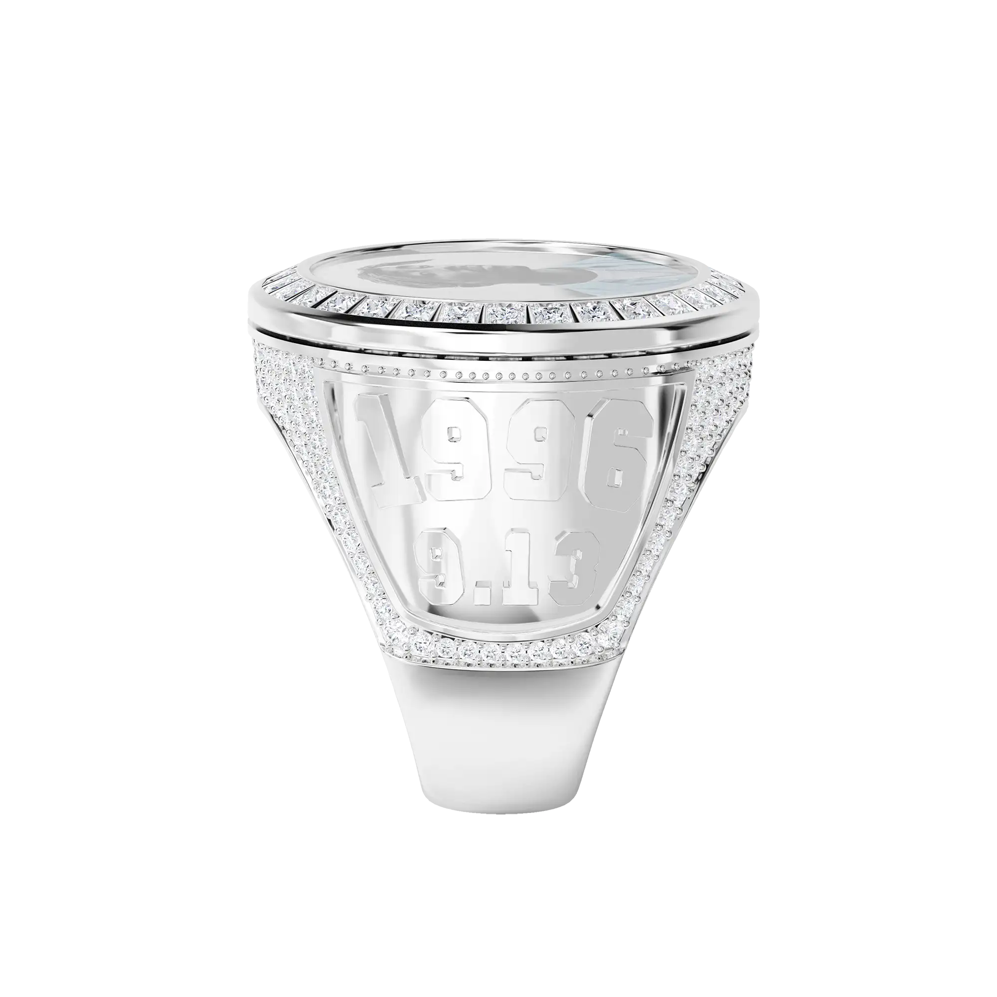 Custom Rotating Photo Championship Ring - Image 4