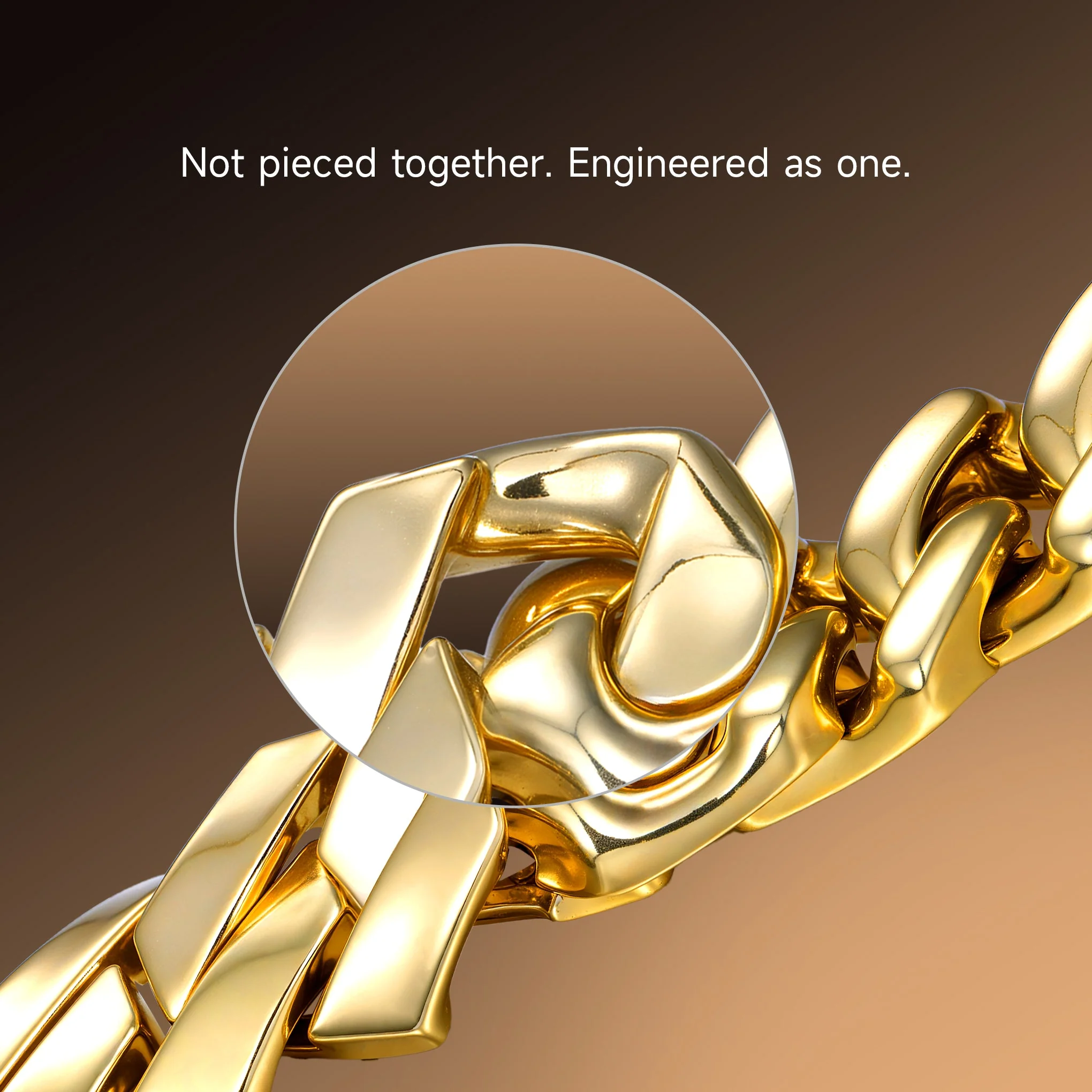 Plain Gold Prong Cuban Link Bracelet - 8mm - Image 10