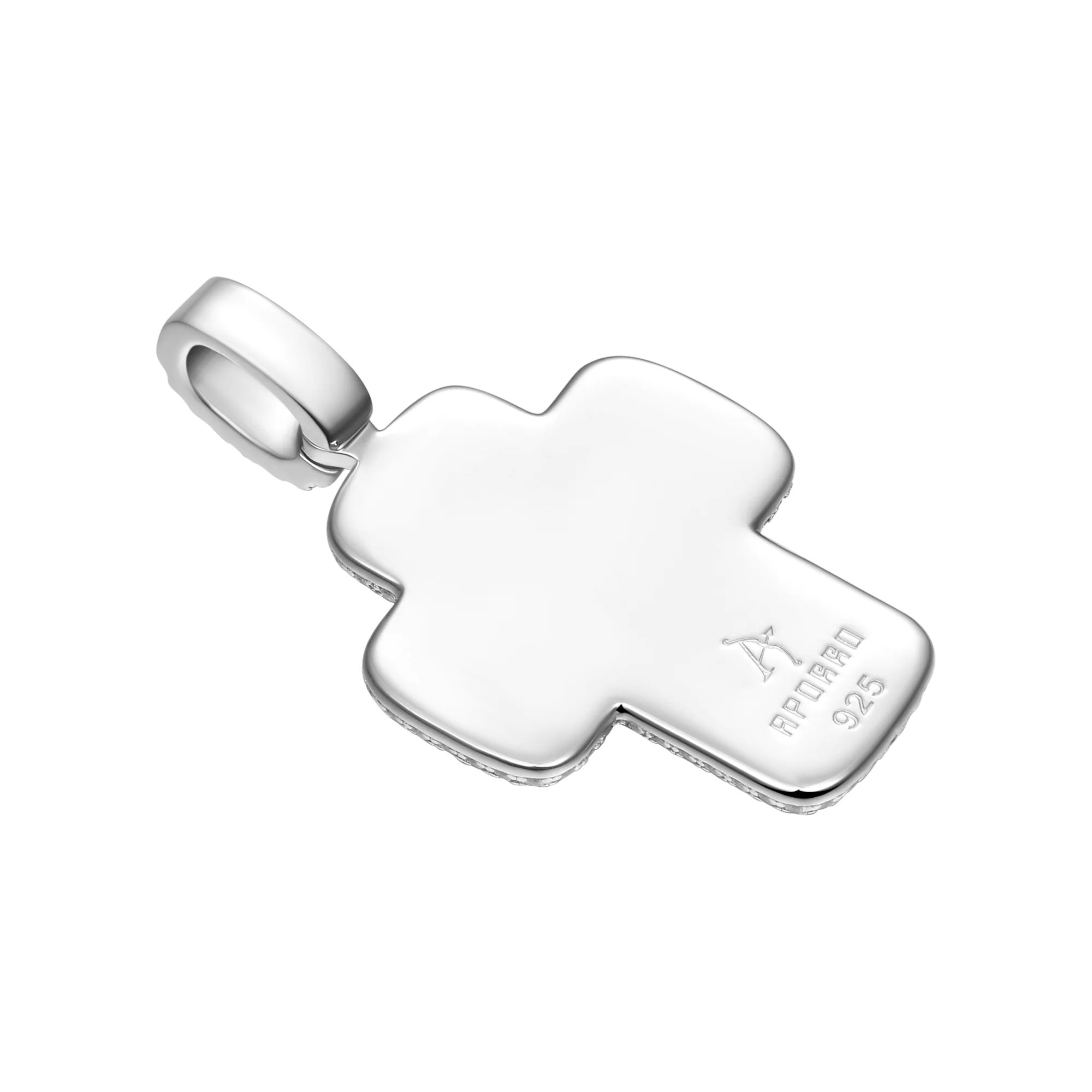 Radiant Cut Cross Pendant - Image 7