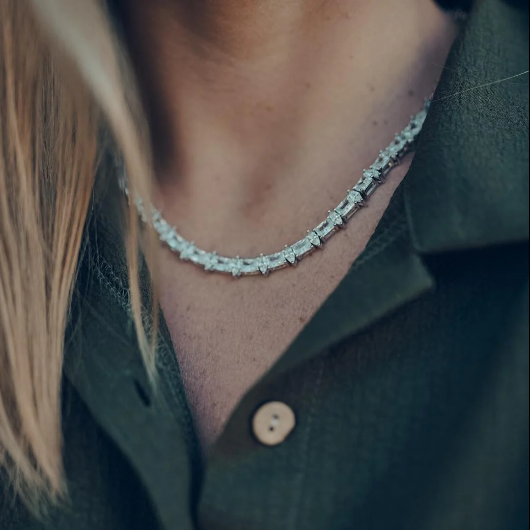 Refined Luster Tennis Chain - 6mm - Image 3