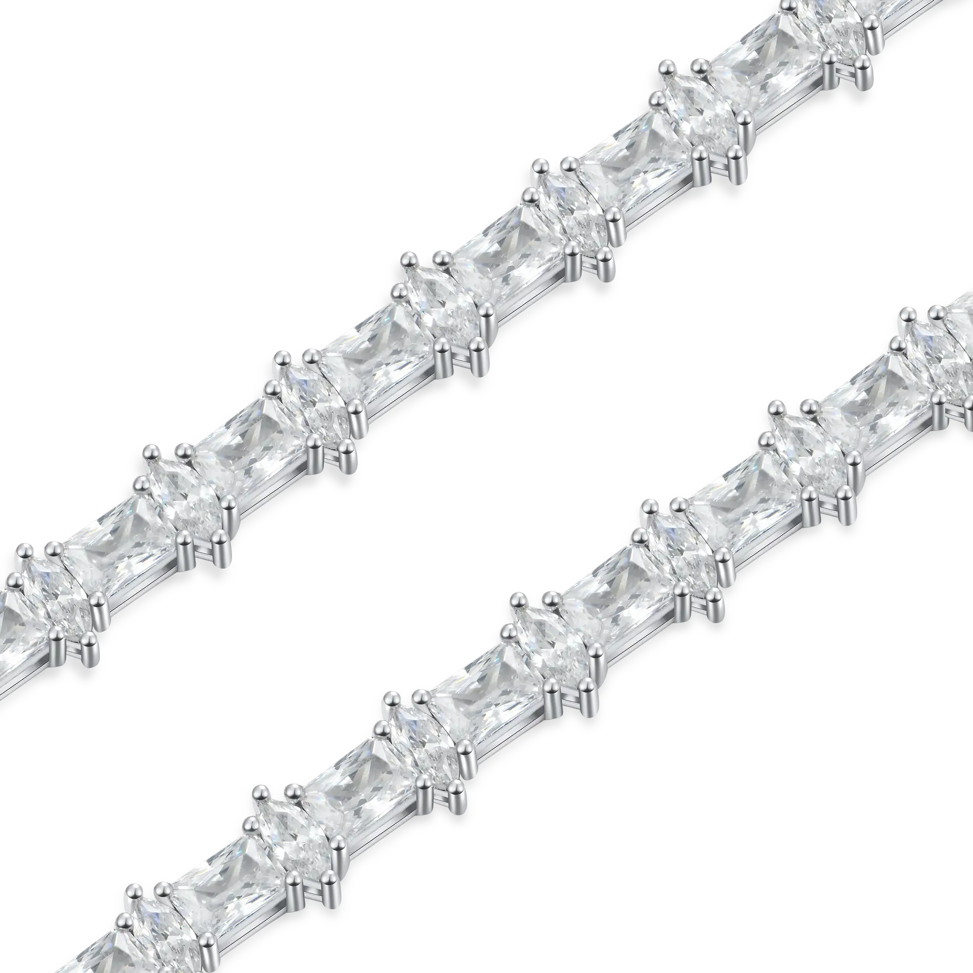 Refined Luster Tennis Chain - 6mm - Image 4