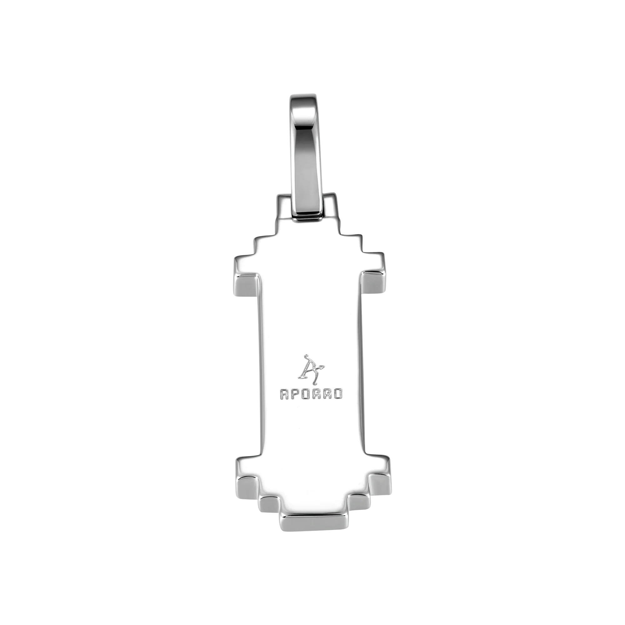 Retro Pixel Barber's pole Pendant - Image 7