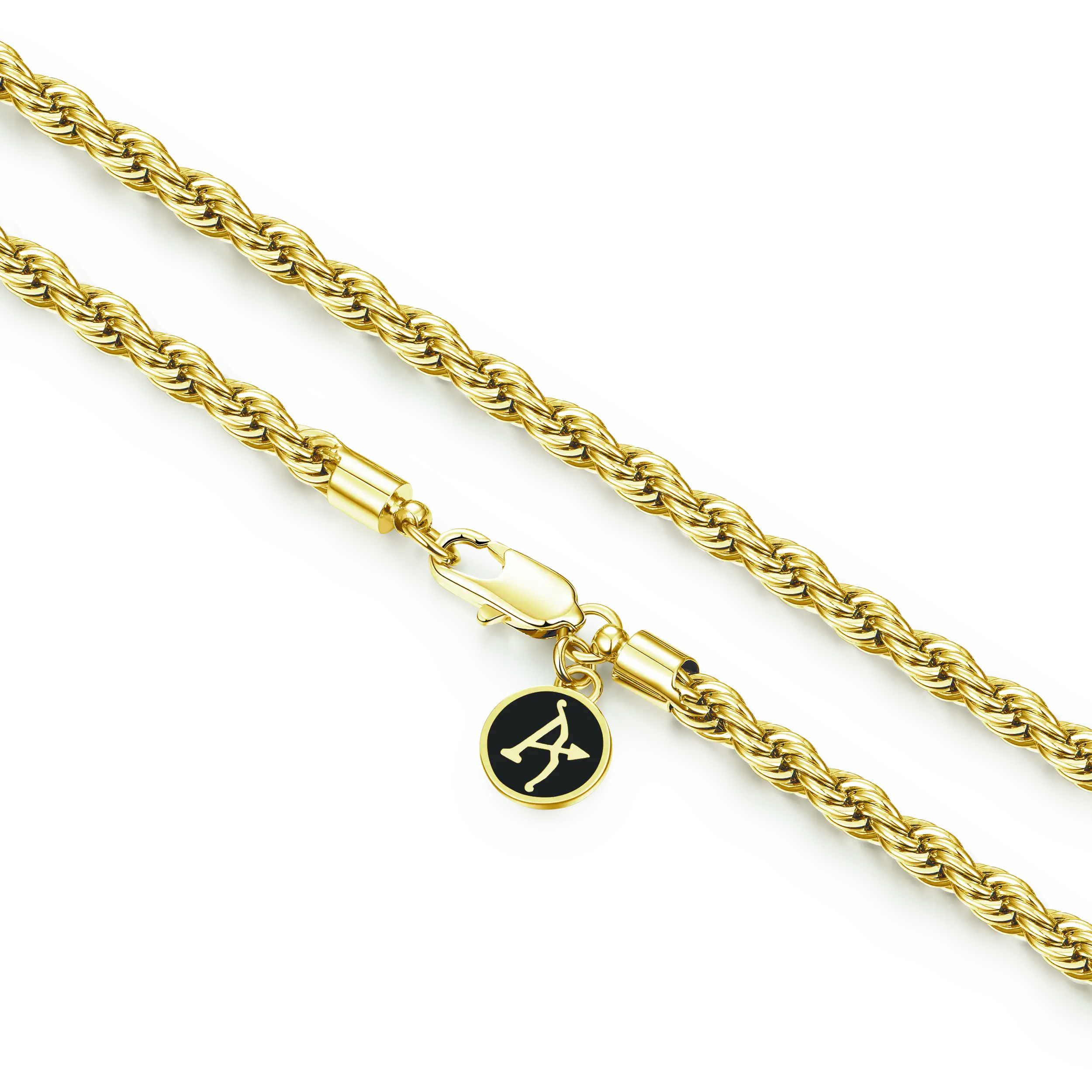 2.5mm Rope Chain - Yellow Gold - Image 5