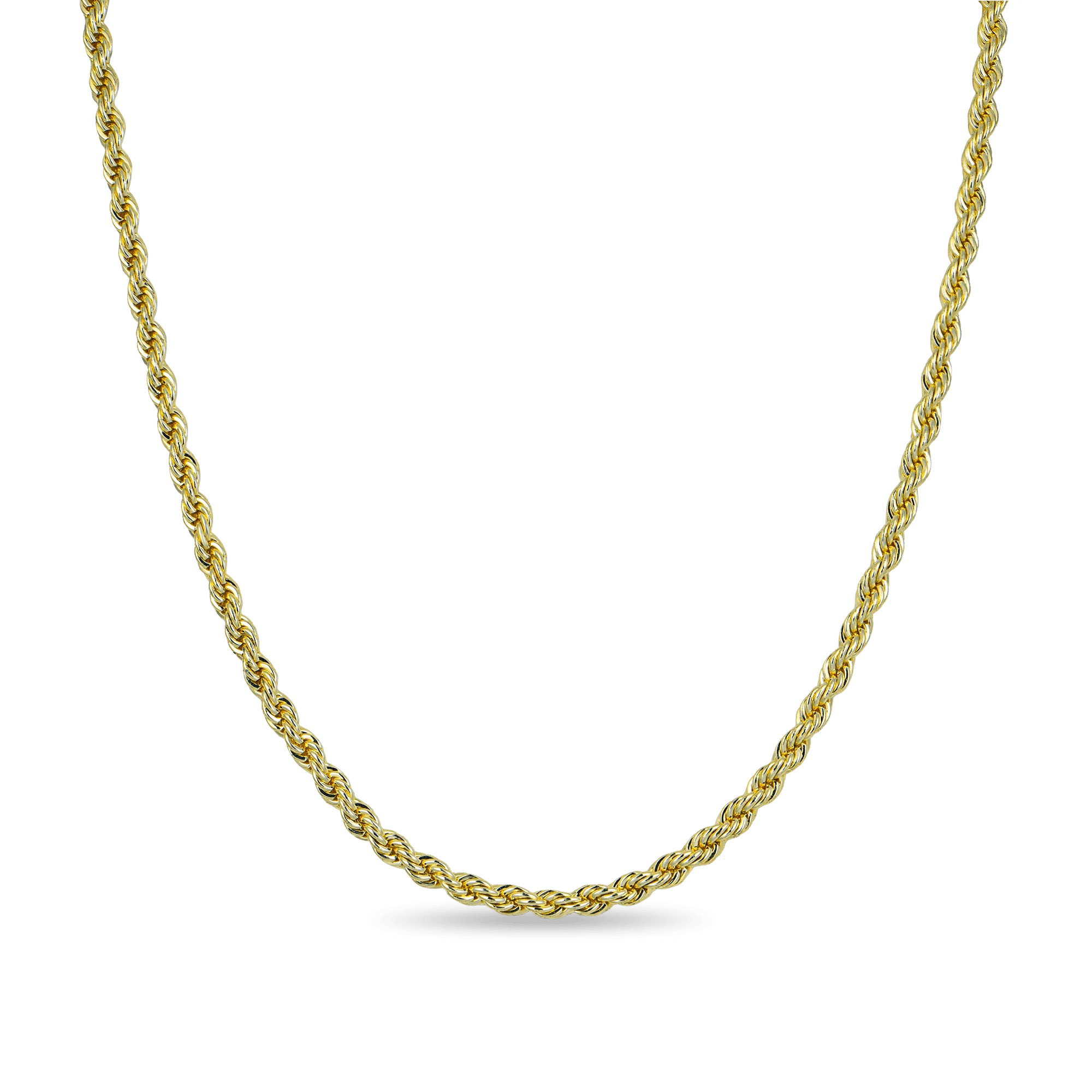 Rope Yellow Gold Chain - 3.5mm