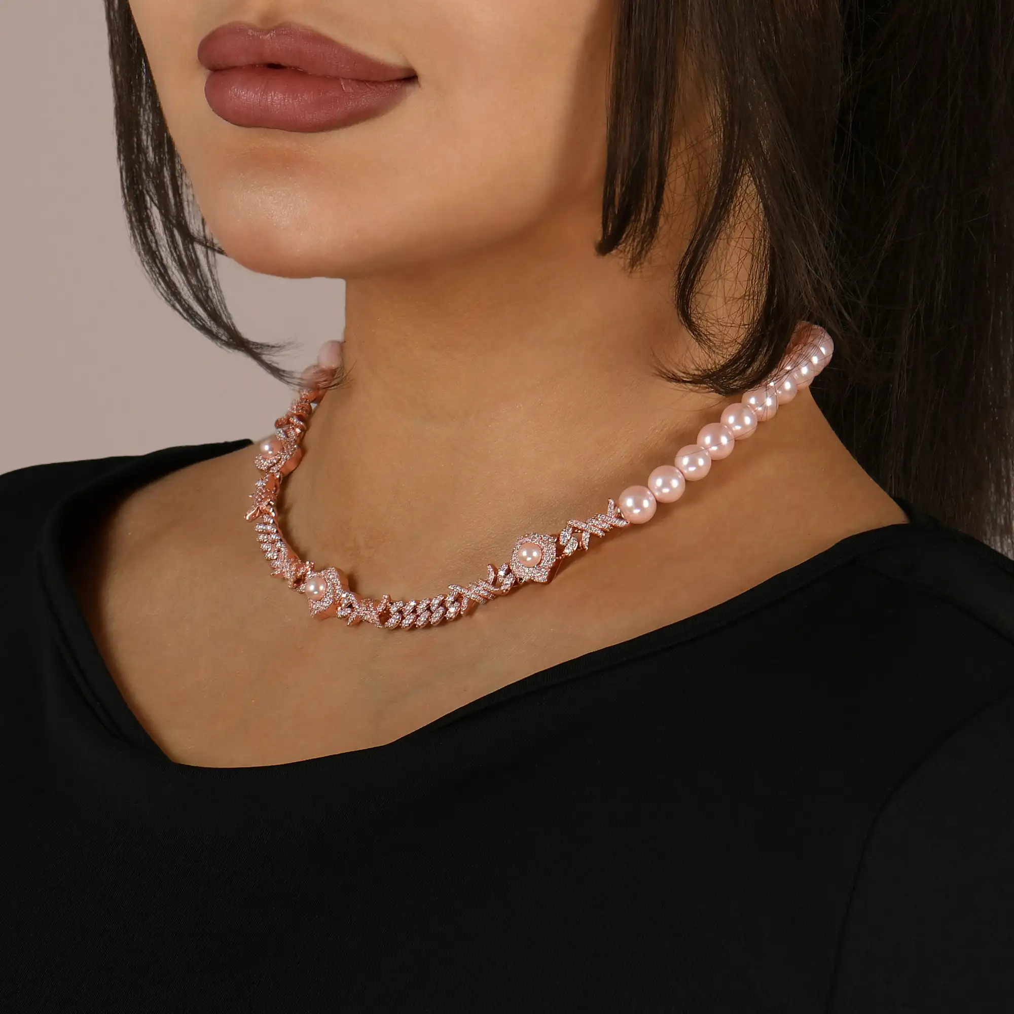 Rose Thorn Pearl Chain - 8mm - Image 3