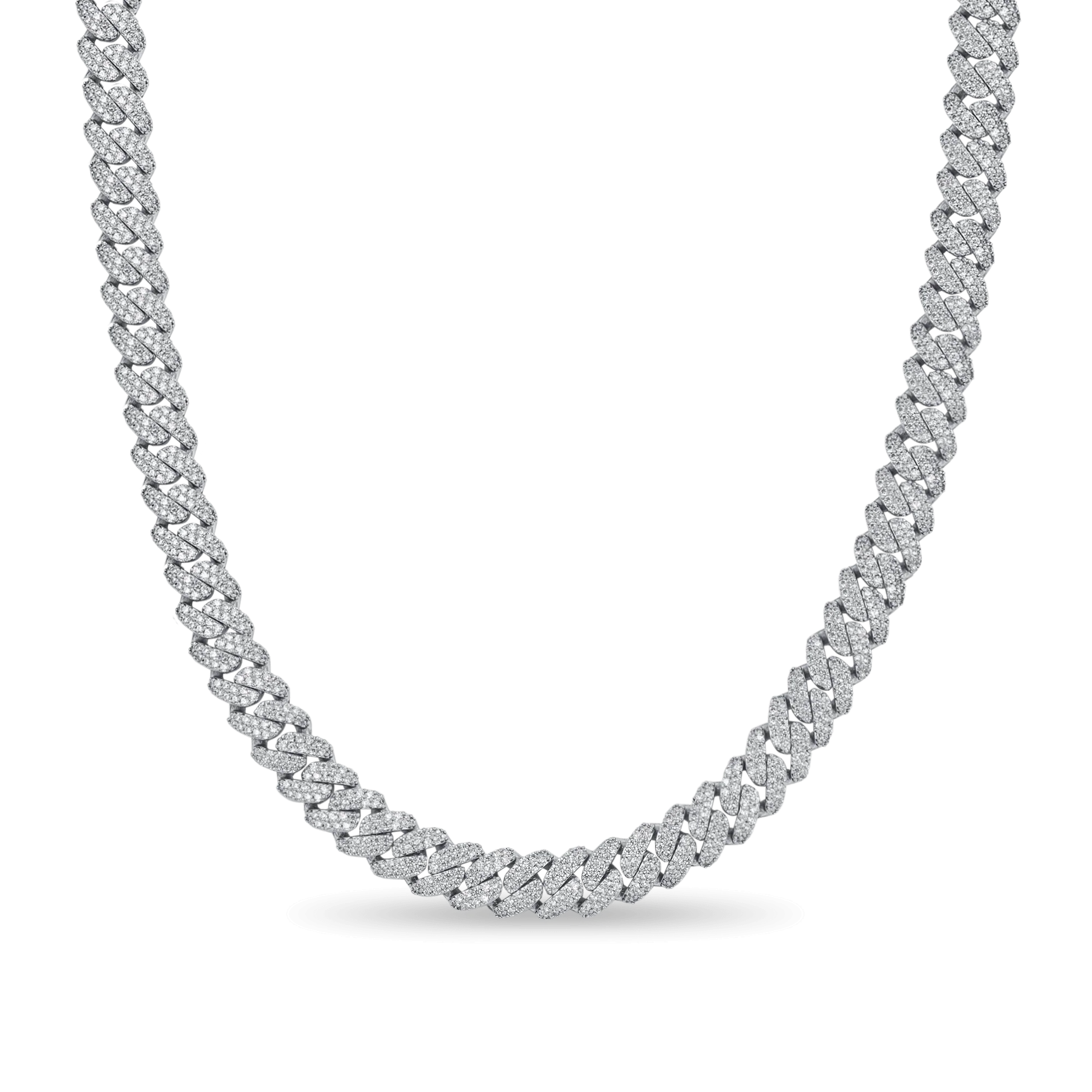 Round Cut Cuban Link Chain - 8mm