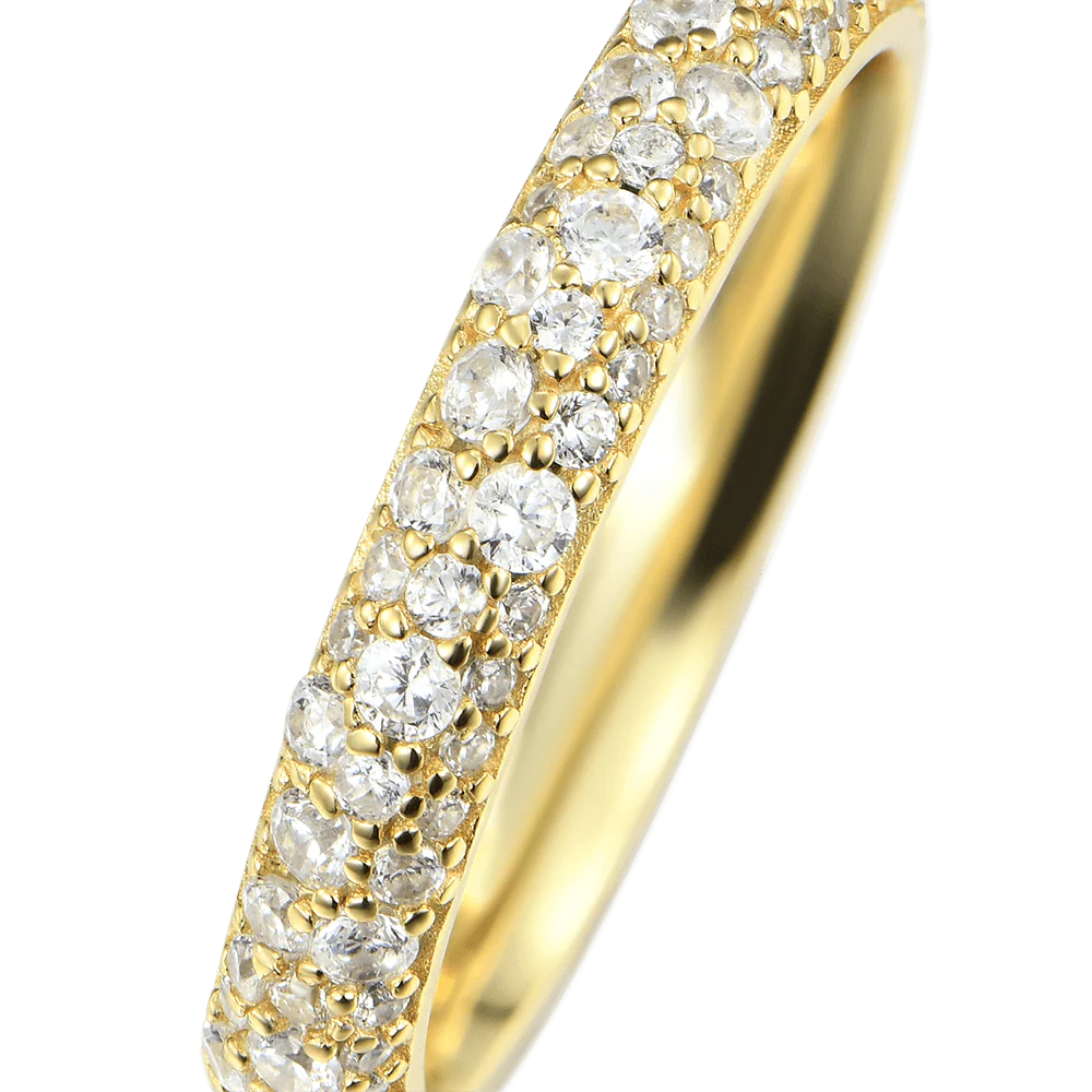 Round Pave Band Ring - Image 7