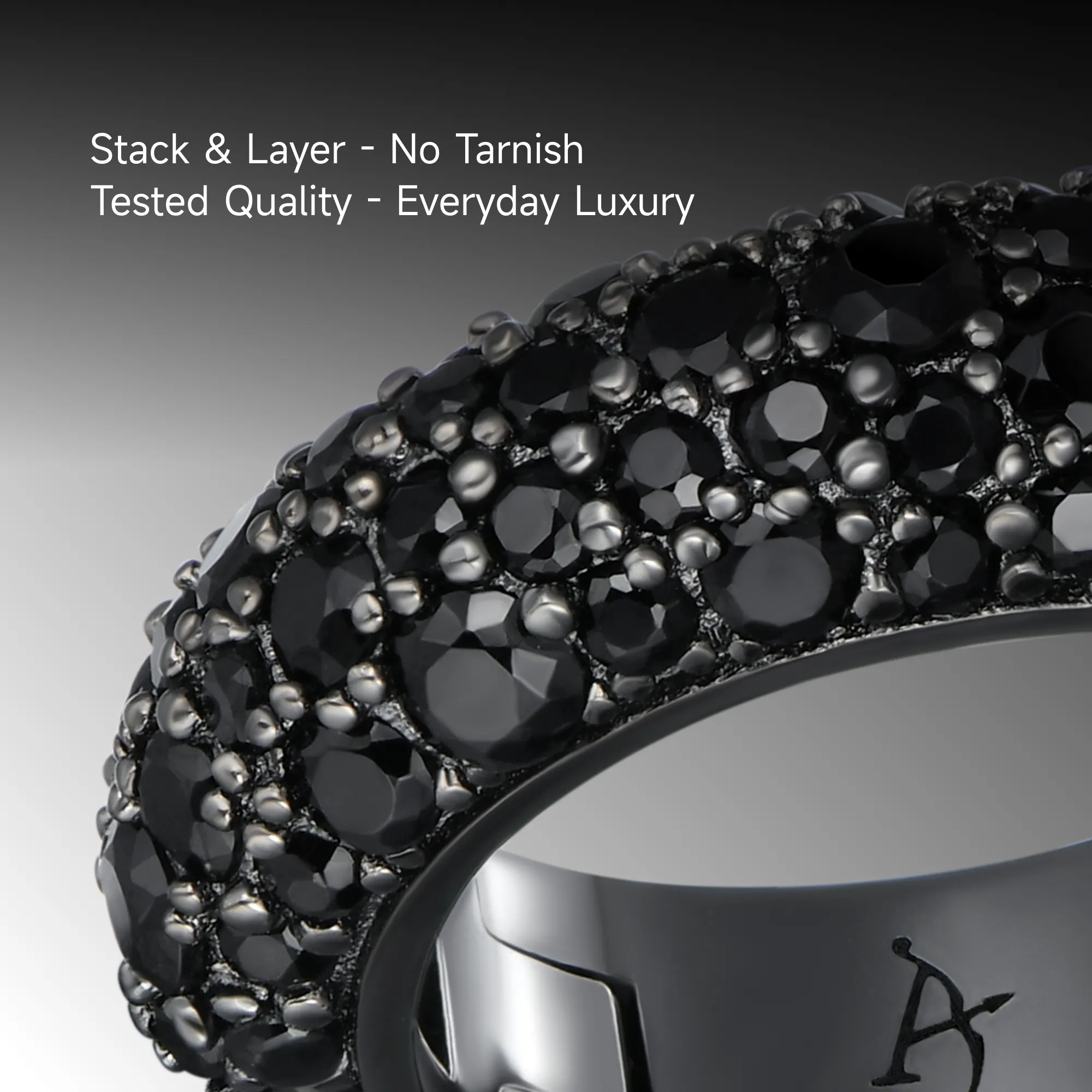 S925 Round Paved Hoop Earrings - Image 26