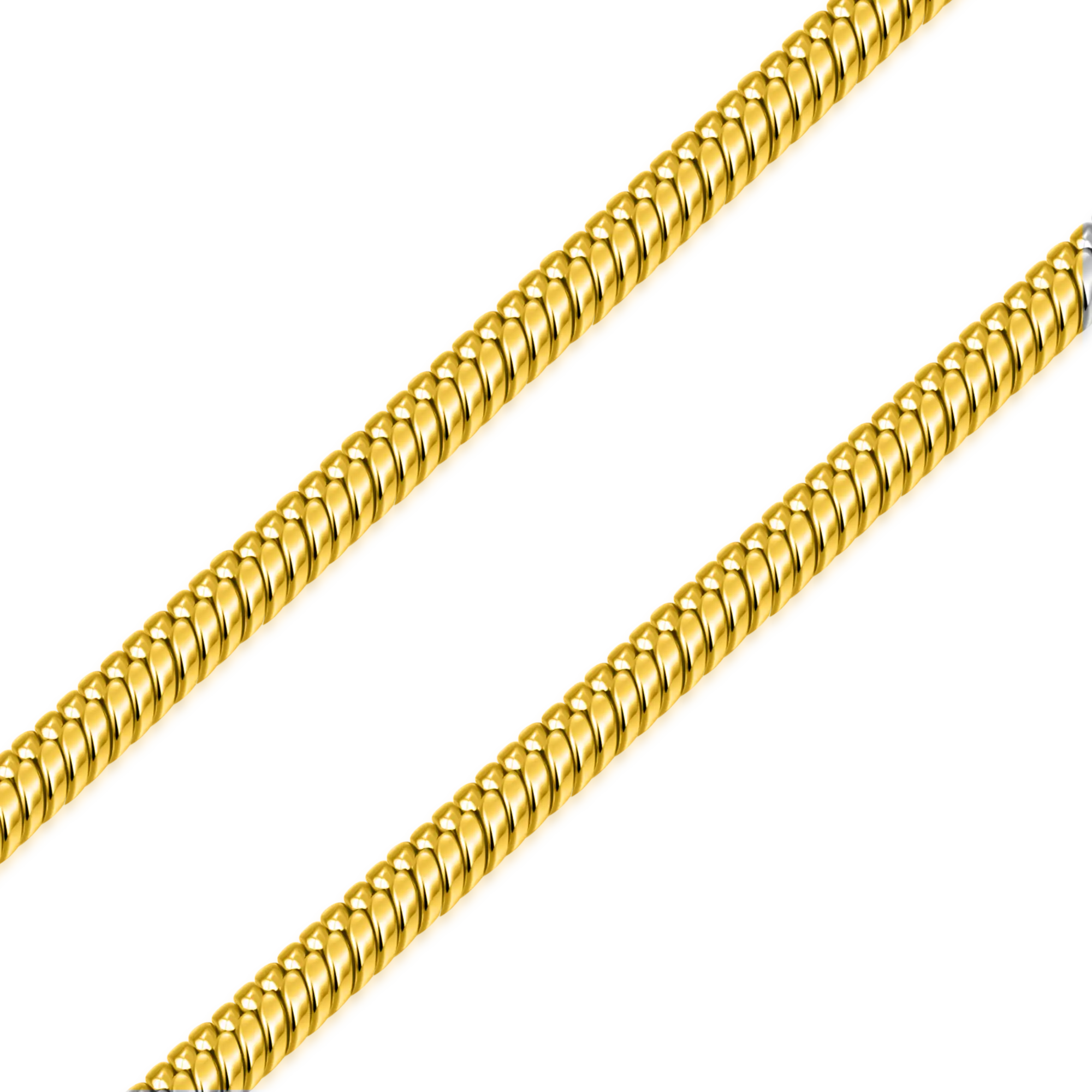 3mm Snake Chain - Yellow Gold - Image 3