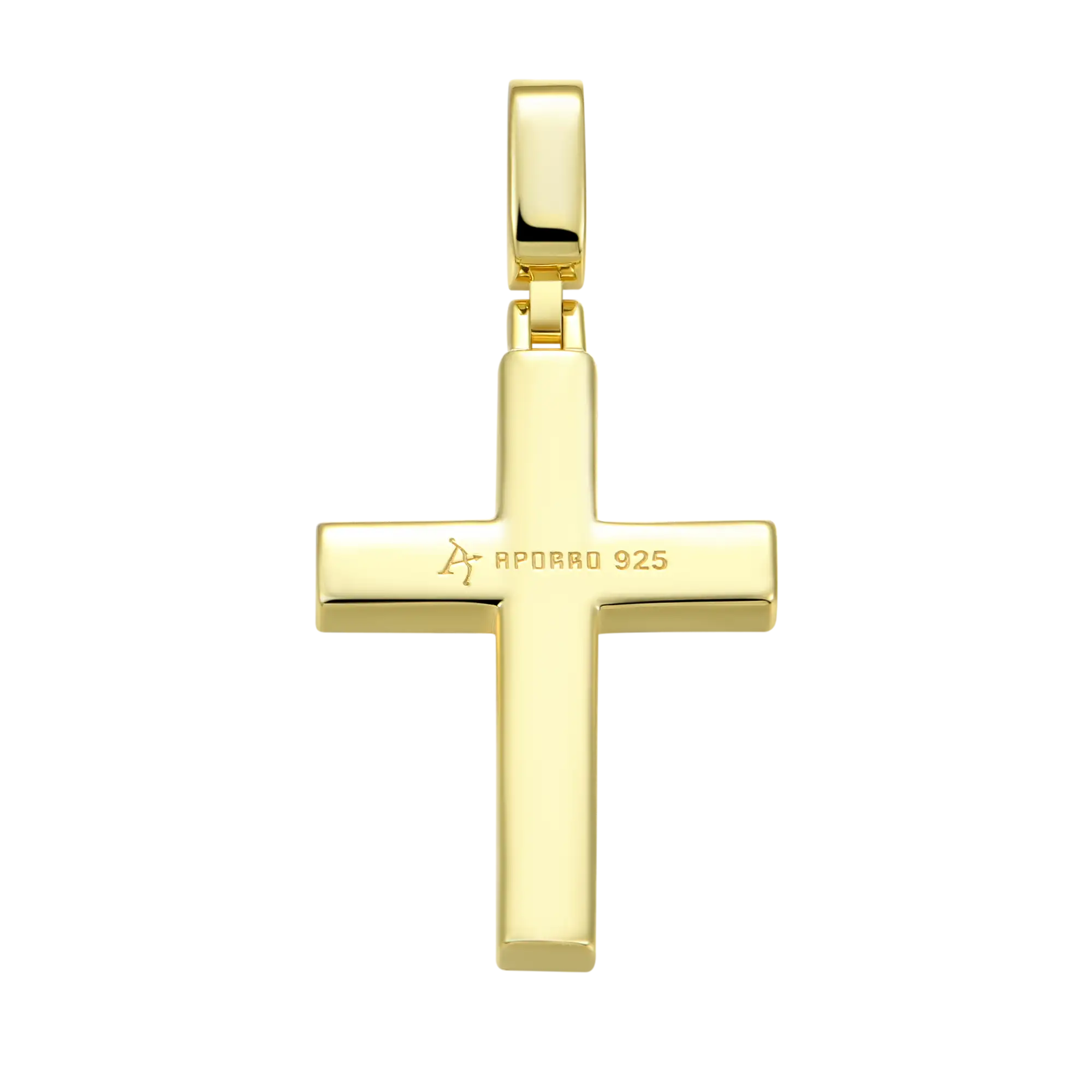 Solid Tennis Cross Pendant - Medium - Image 15