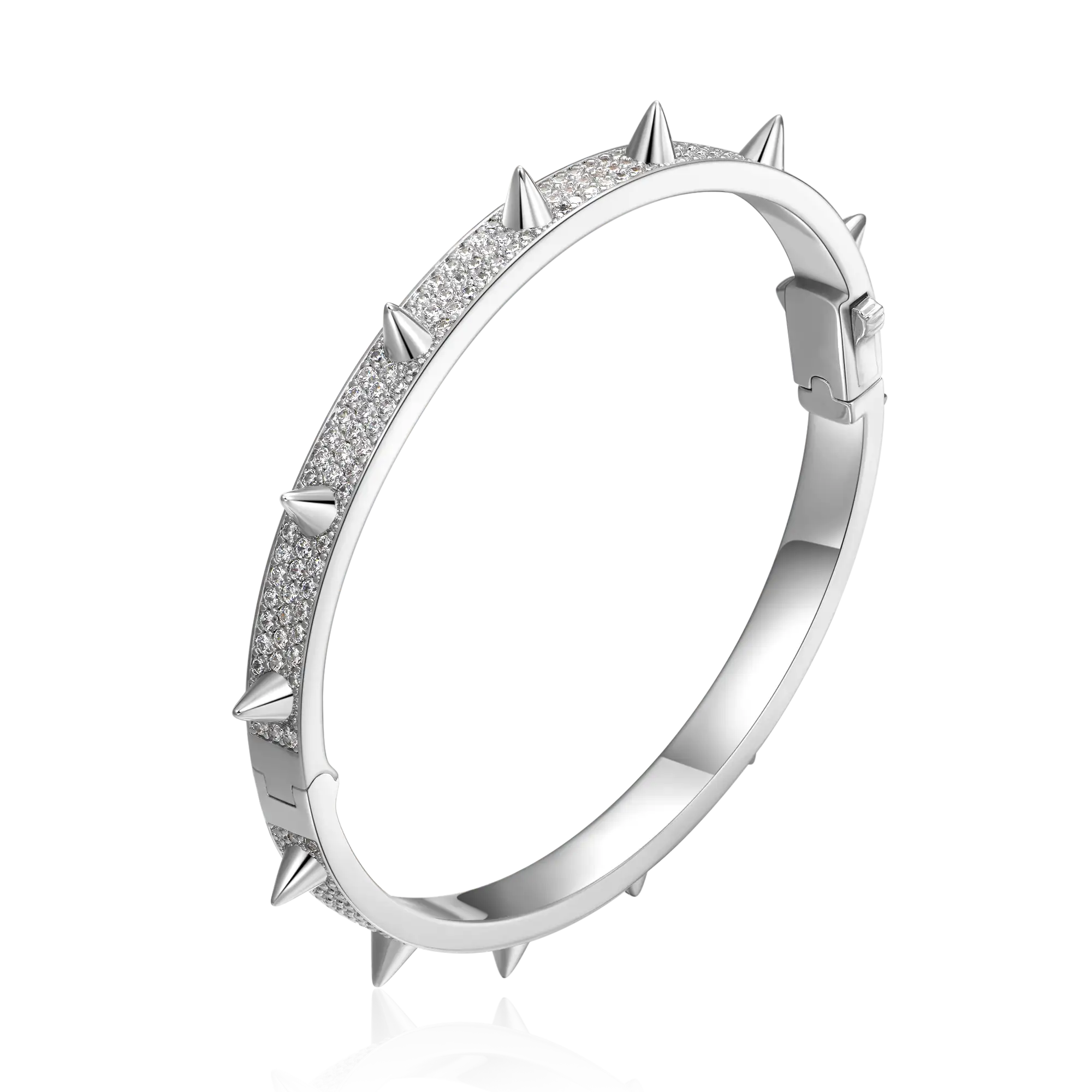Spike Bangle Bracelet - 7mm - Image 5